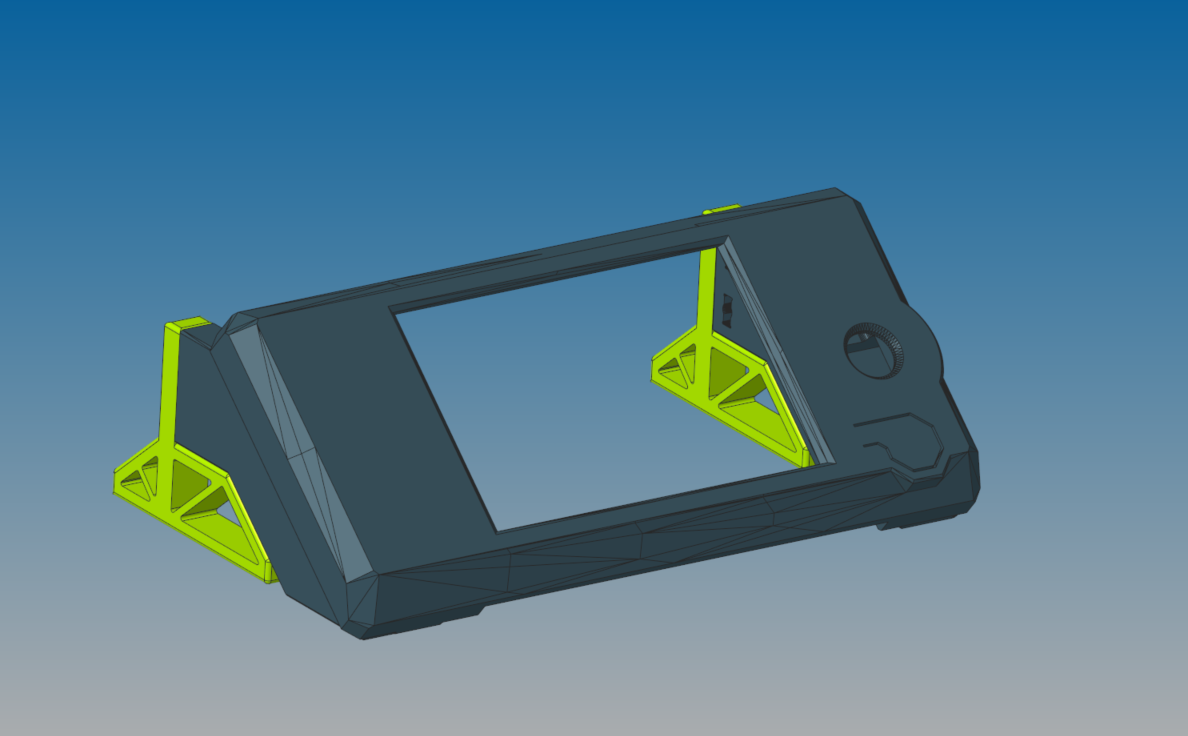 Prusa MK3.5S / MK3.9 / MK4 / MK4S external xLCD display support IKEA Lack Enclosure preview 2