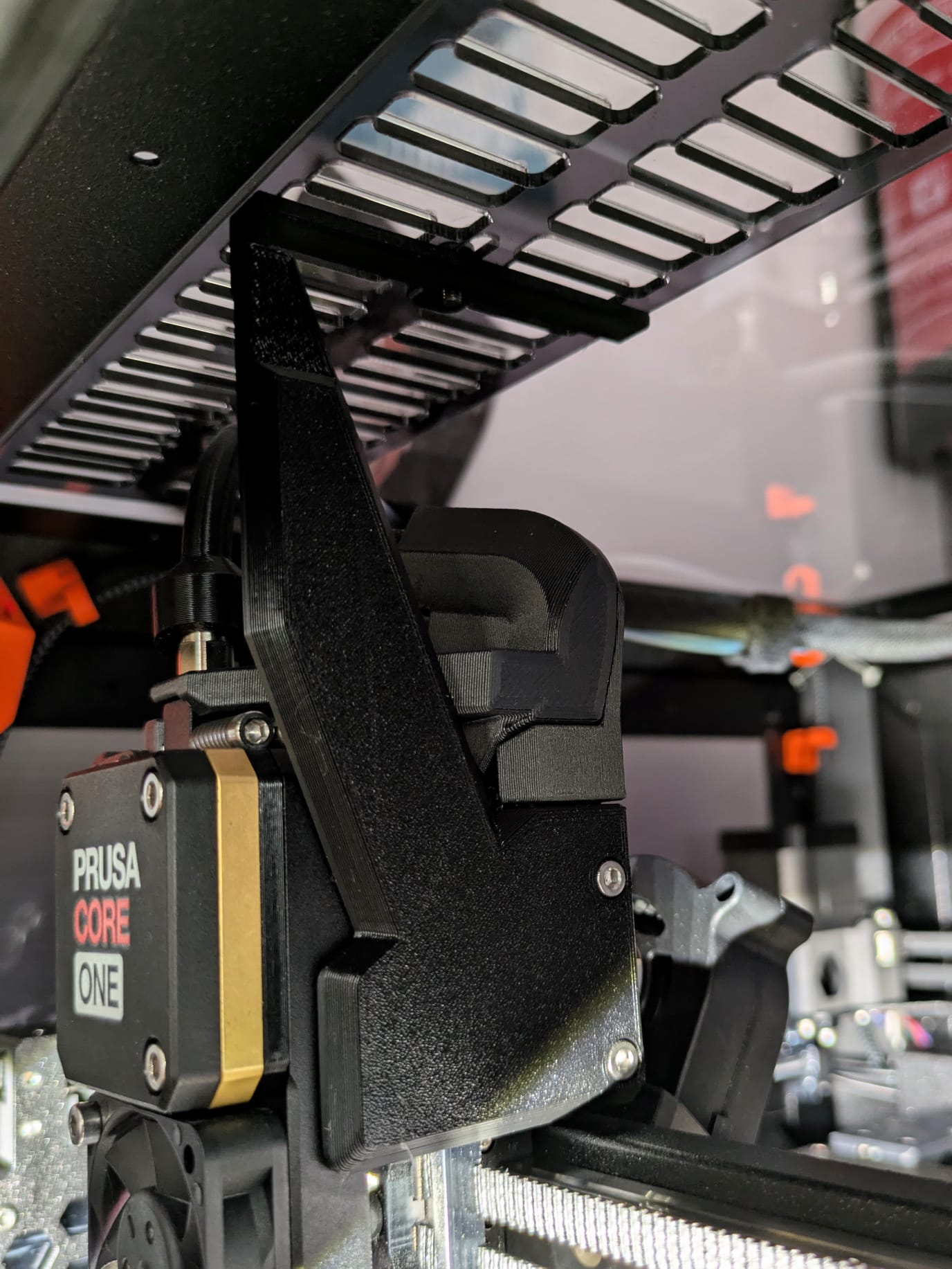 Core One Automatic Chamber Vent Nextruder Lever Remix preview 2