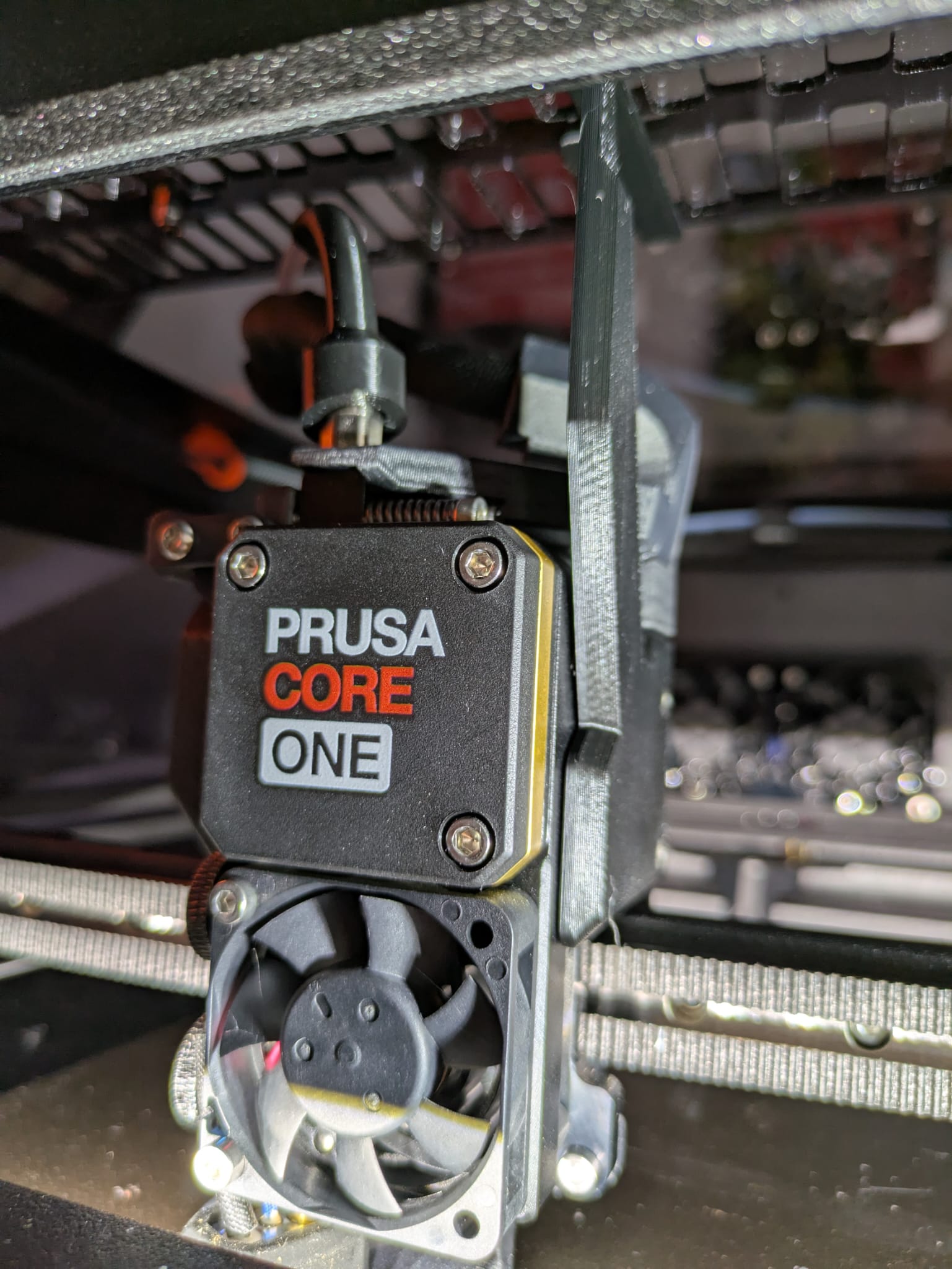 Core One Automatic Chamber Vent Nextruder Lever Remix preview 3