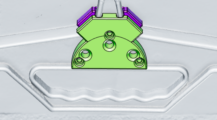 Tough Hook mount to Motorcycle Helmet Hook preview 3