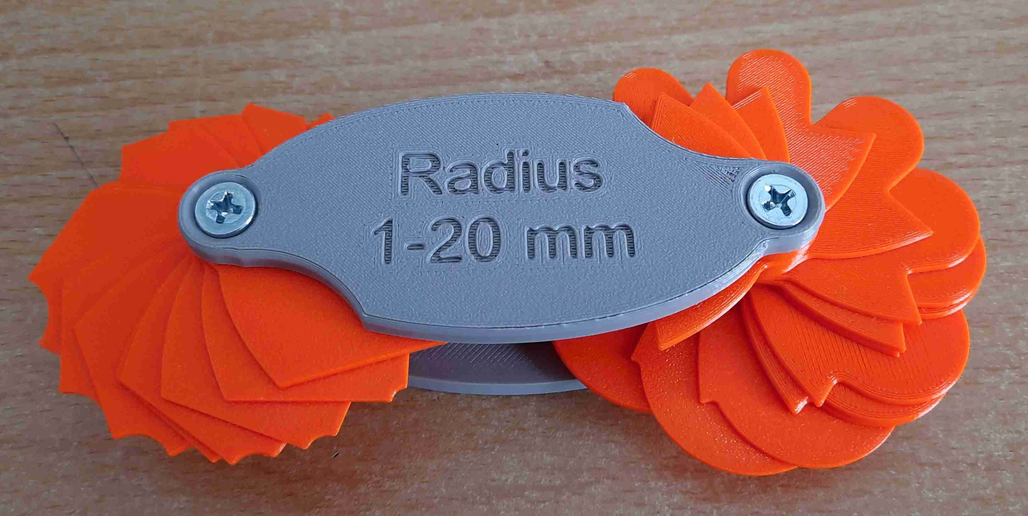 Radius gauge 1-20 mm preview 1