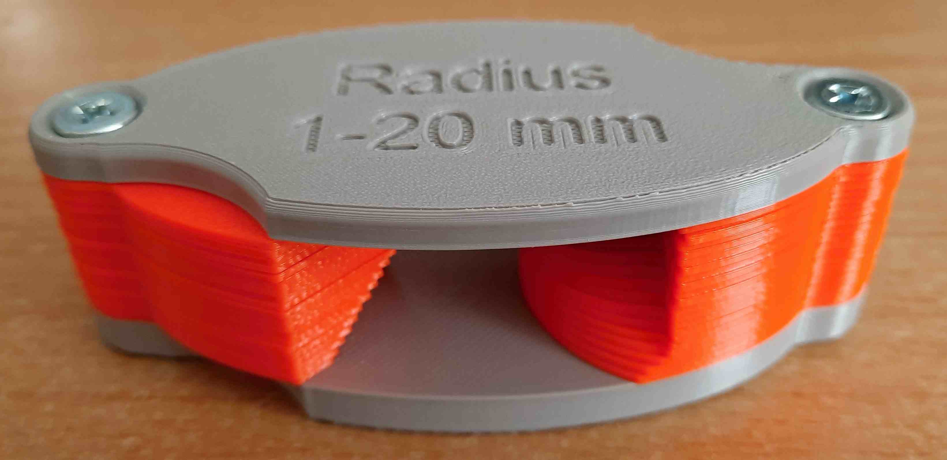 Radius gauge 1-20 mm preview 2