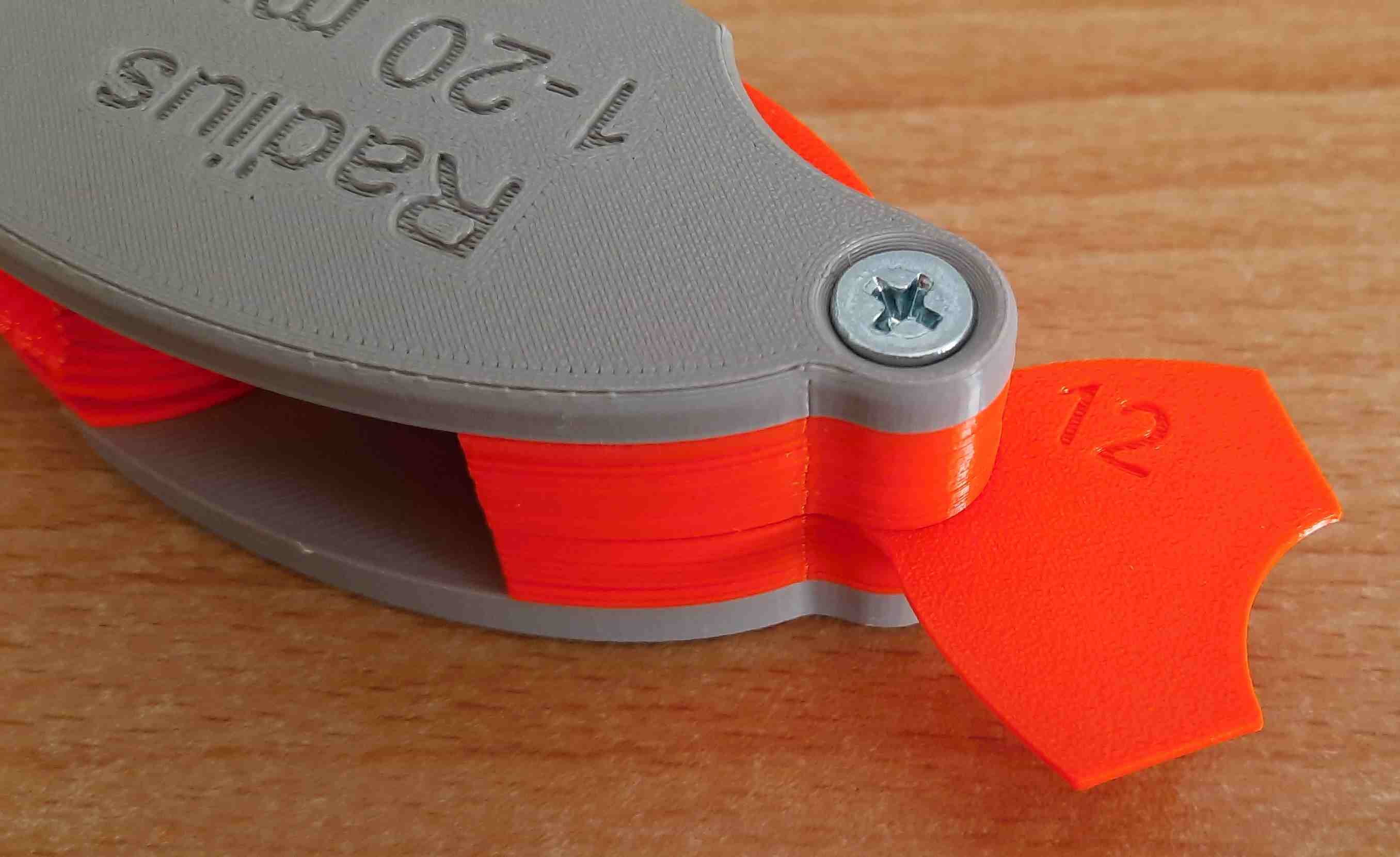 Radius gauge 1-20 mm preview 4