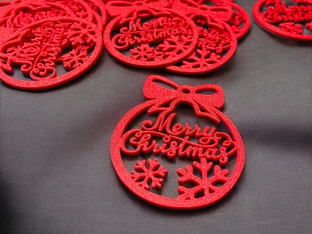 Merry Christmas Ball Ornament preview