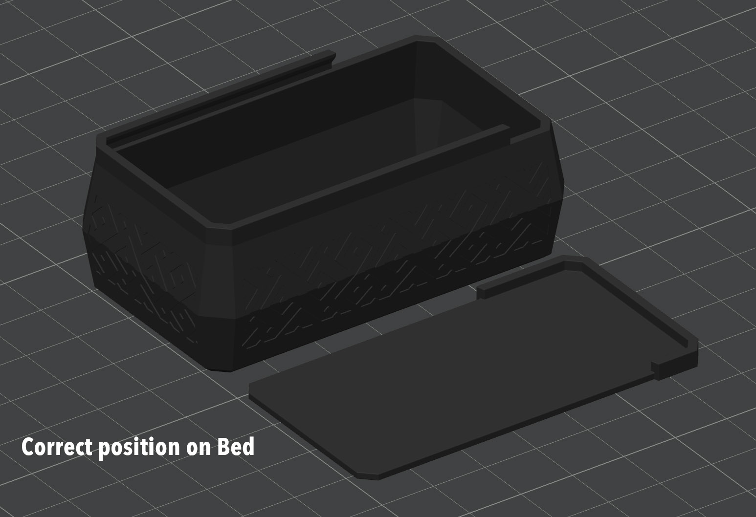 Box with Sliding Lid preview 3