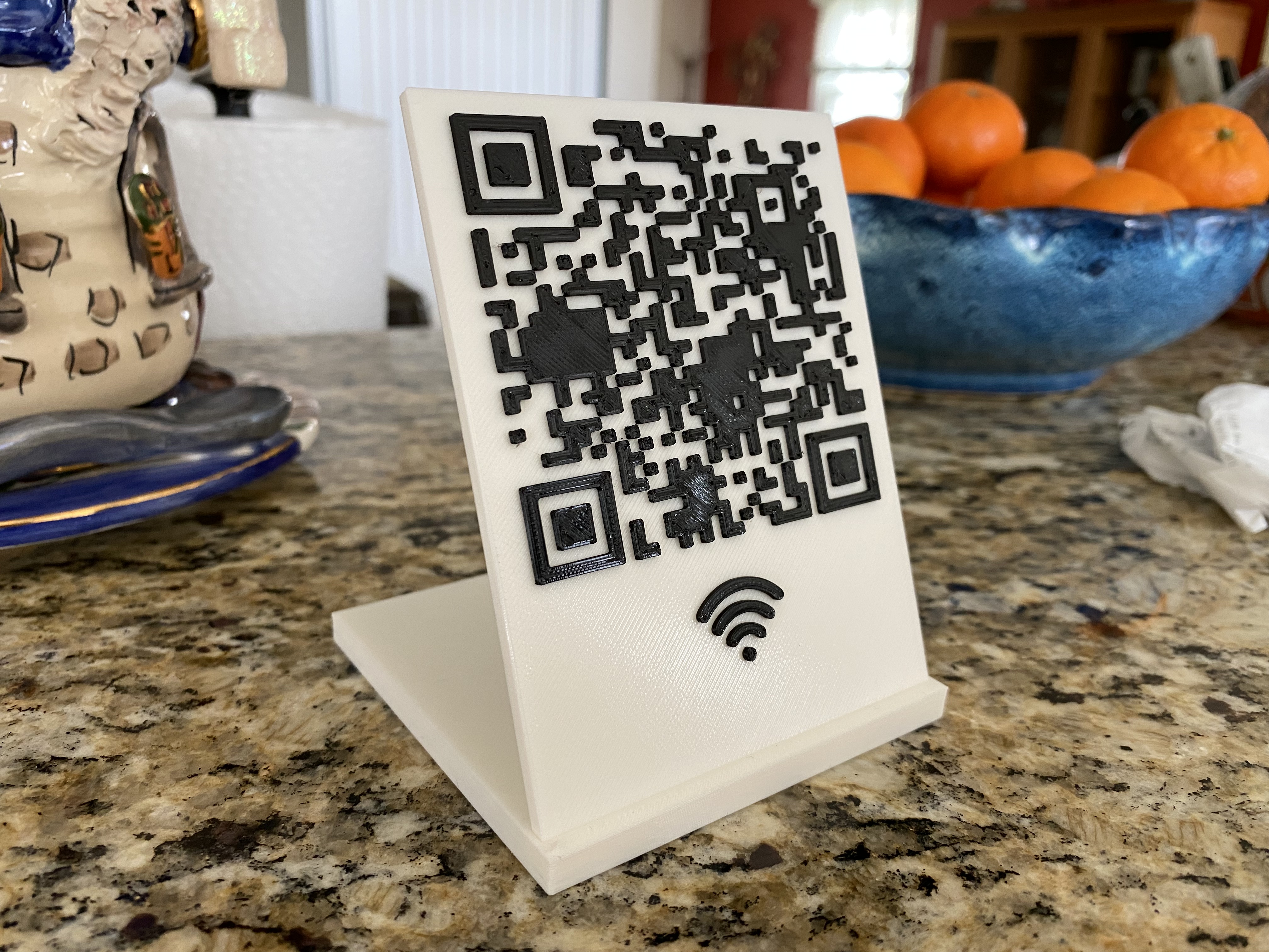 WiFI QR Code Sign preview