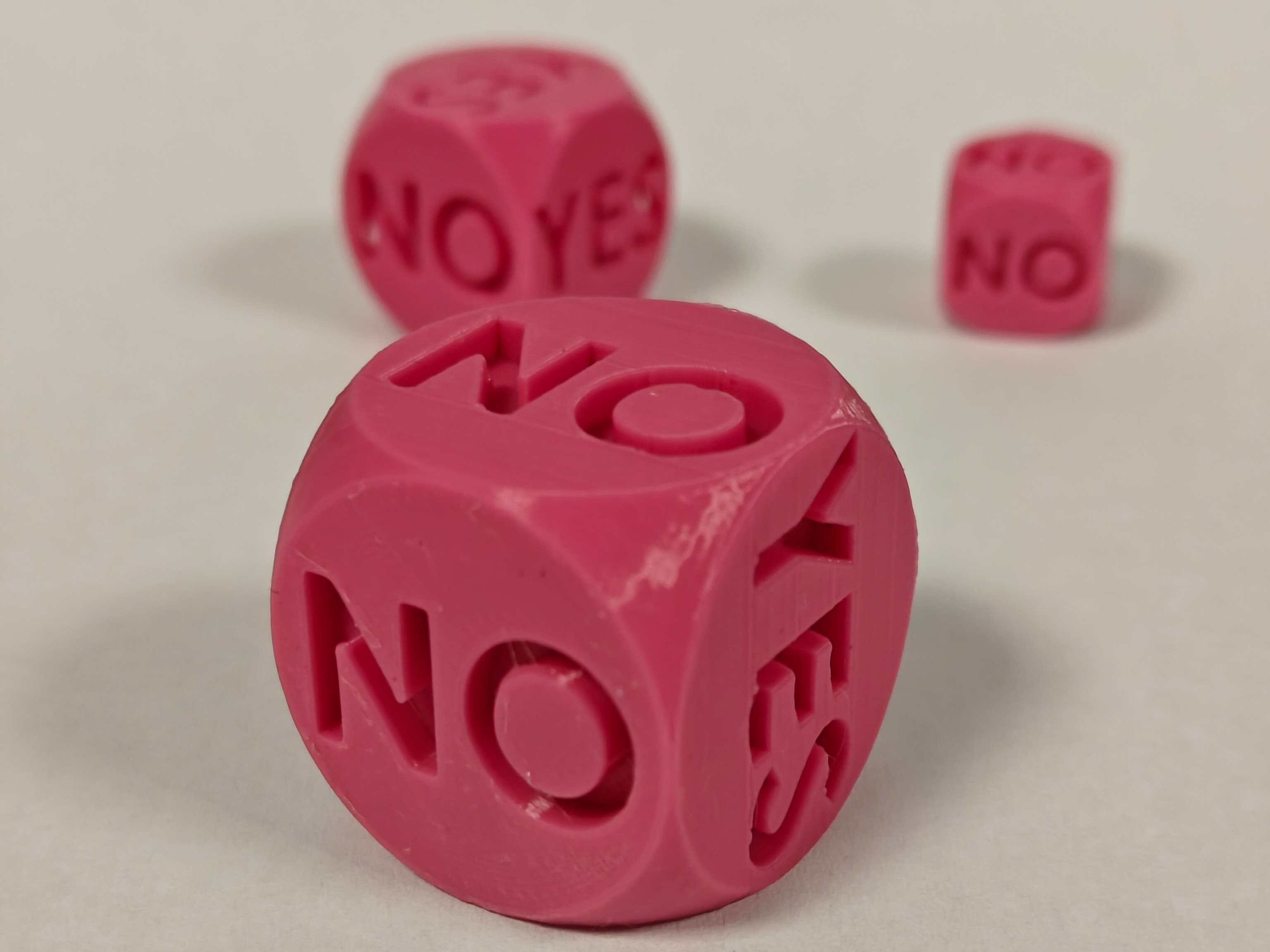 Spherical YES/NO Dice | Truncated Orb Set preview