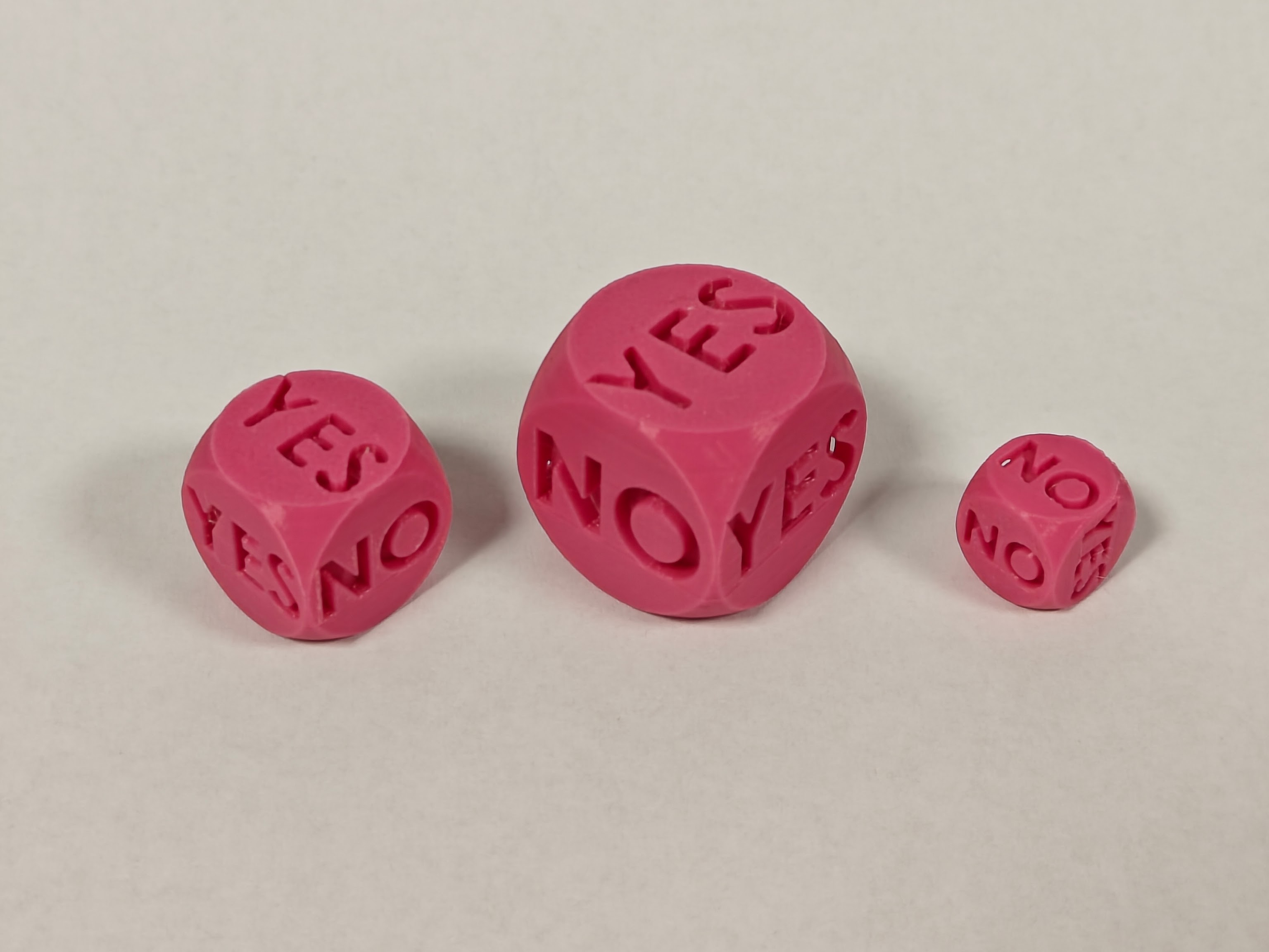 Spherical YES/NO Dice | Truncated Orb Set preview 2