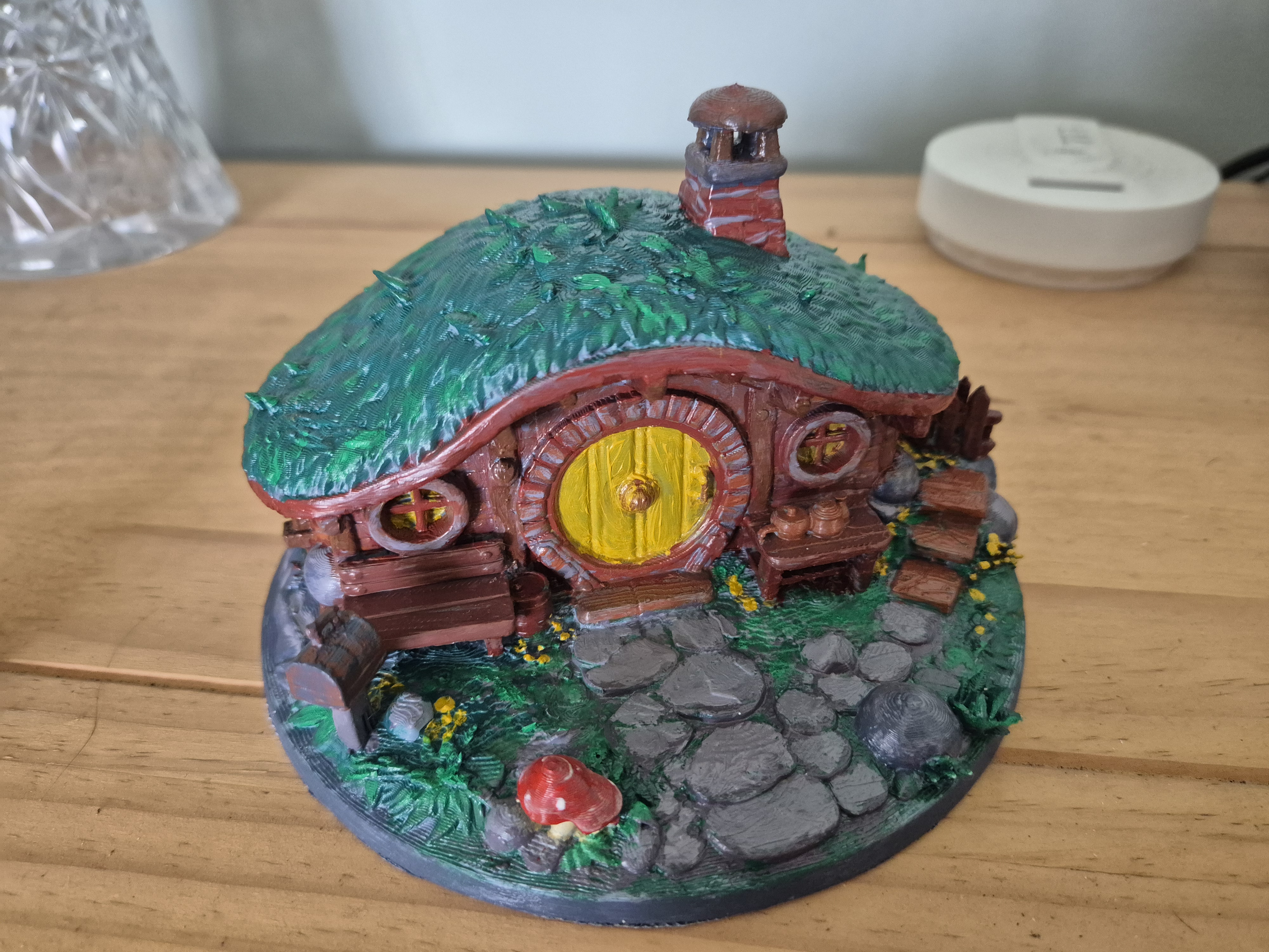 Smaller Hobbit House Model Bag End Lord of the Rings LOTR Shire preview 3