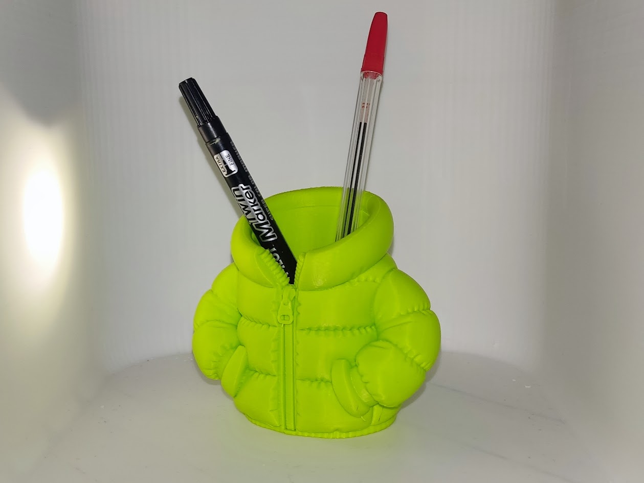 Puffer Jacket Pencil Holder preview 4