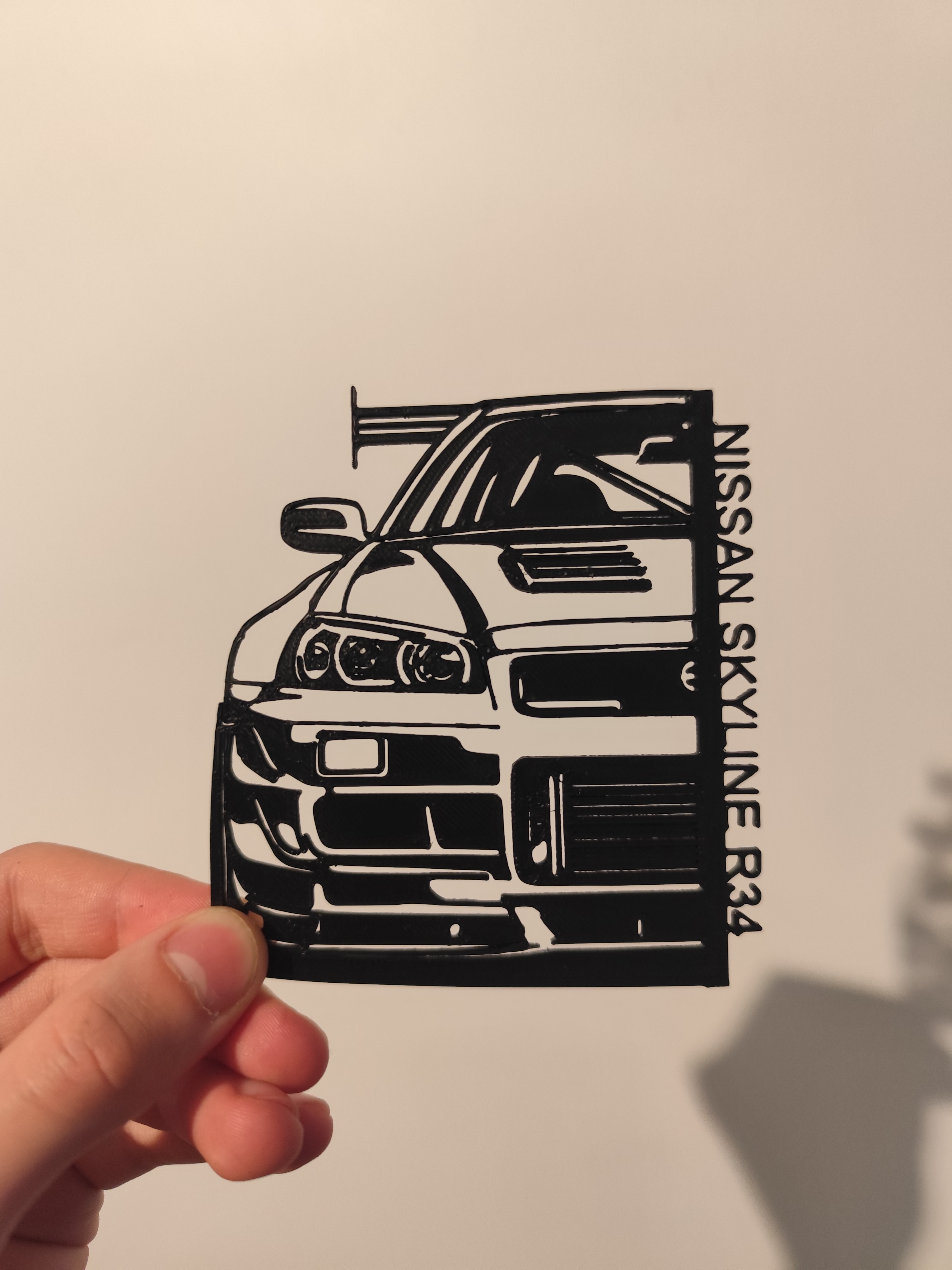 NISSAN SKYLINE R34 wall decoration preview