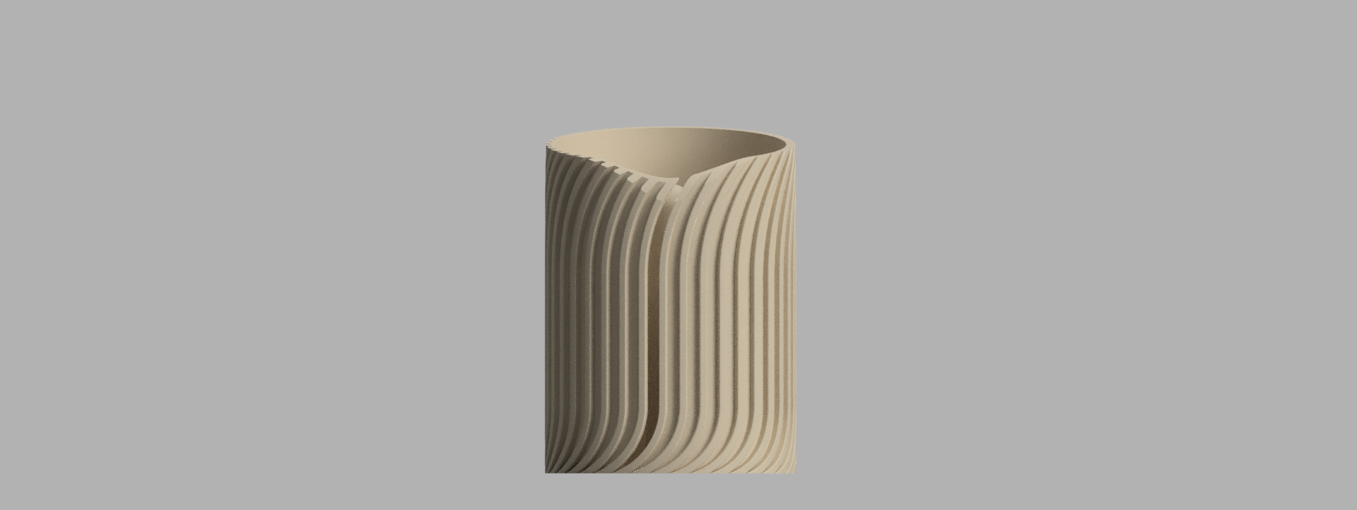 Paper towel holder : Twisted shape preview 5