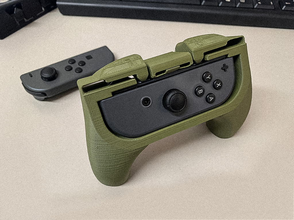 Joycon Controller with Trigger buttons. Easy print preview 2