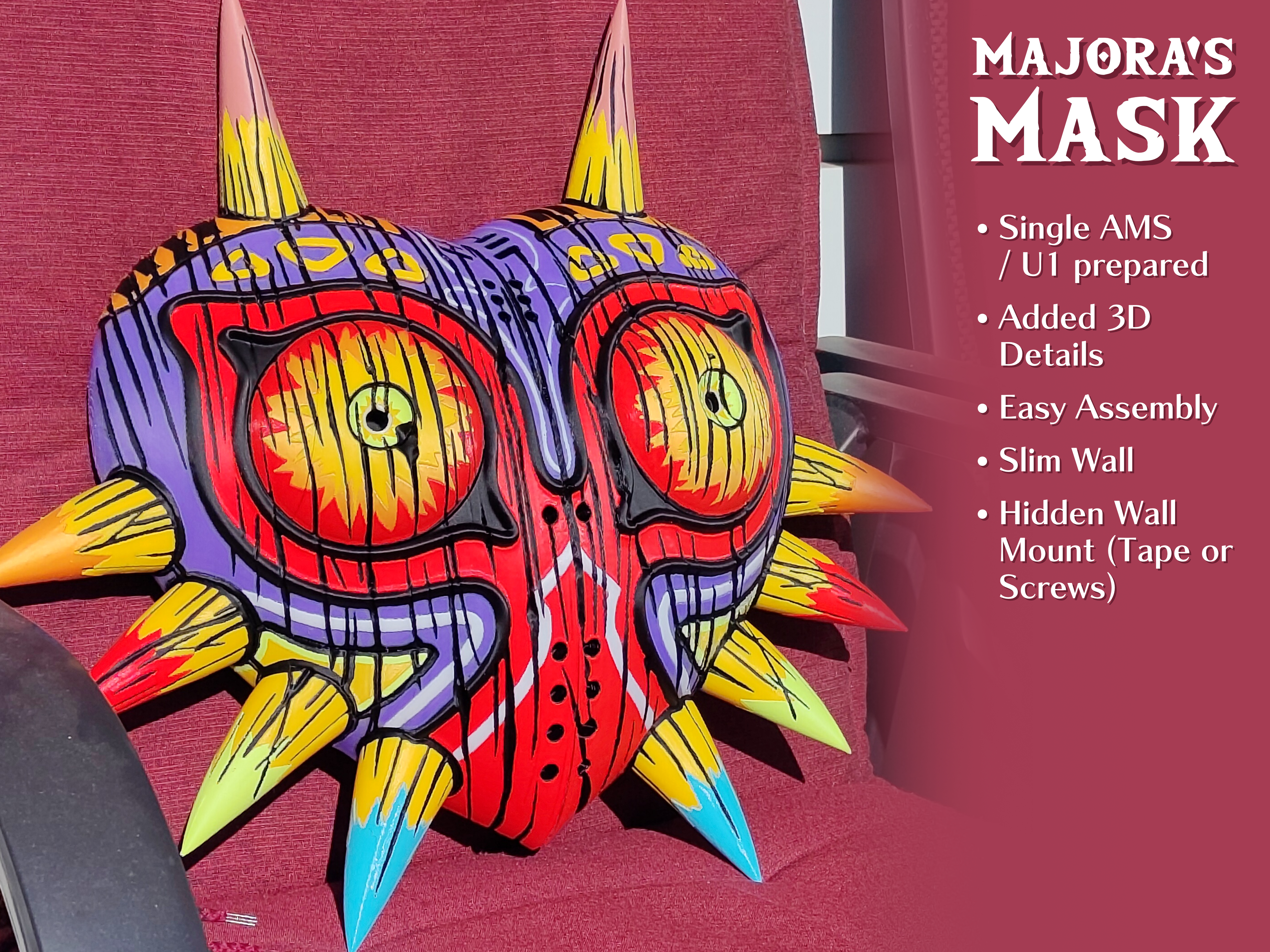 4-Color AMS Majora’s Mask: High Detail, Easy Build preview