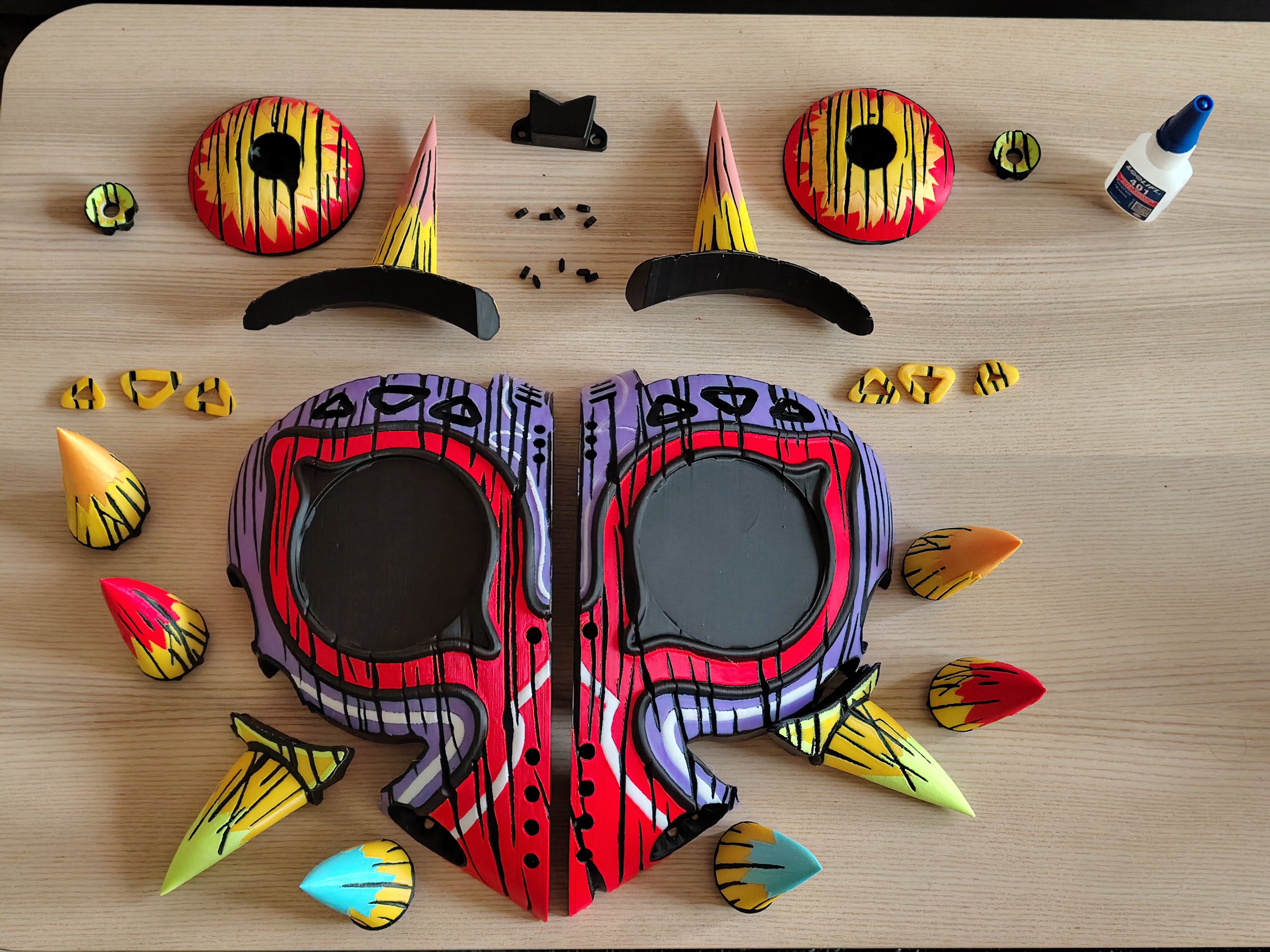 4-Color AMS Majora’s Mask: High Detail, Easy Build preview 2