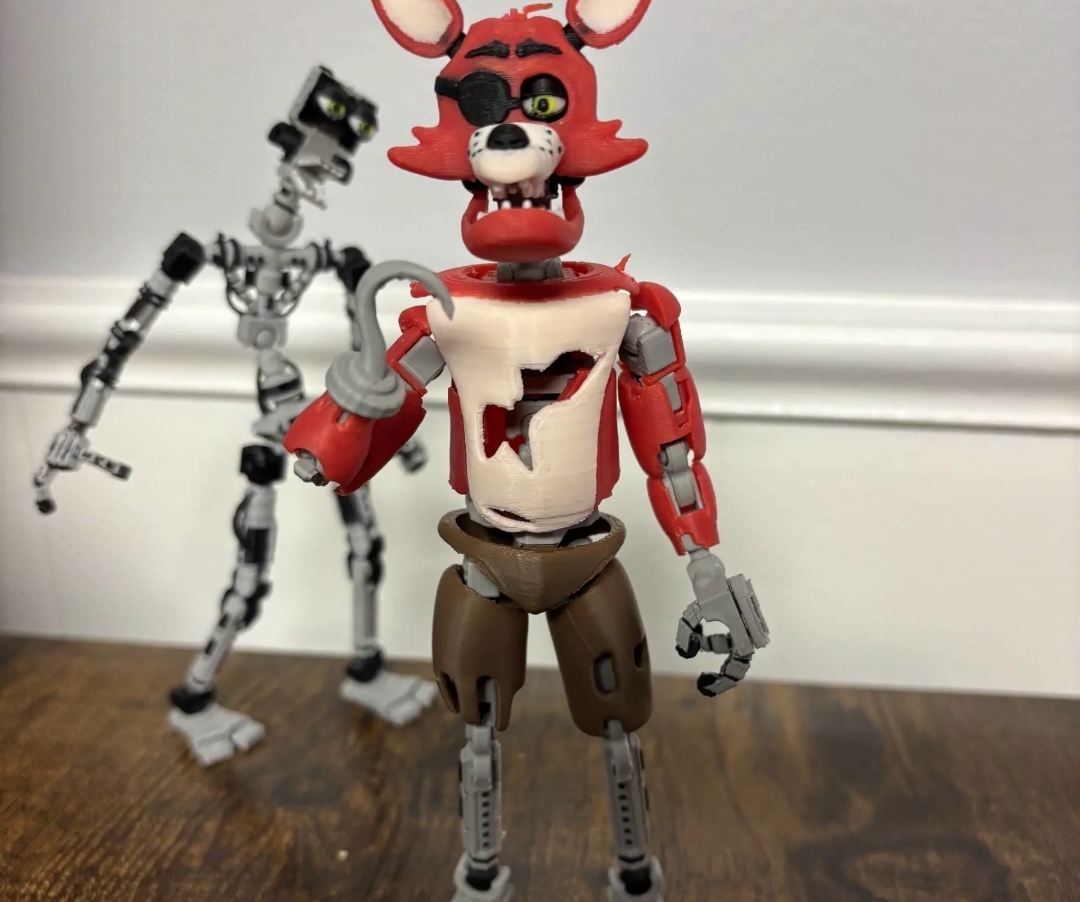 Foxy Dummy 13 FNAF 1 Action Figure articulated preview