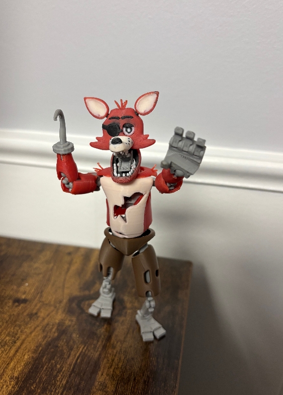 Foxy Dummy 13 FNAF 1 Action Figure articulated preview 2