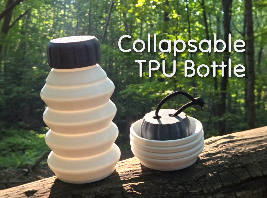 Collapsible TPU Bottle | 600 ml preview 1