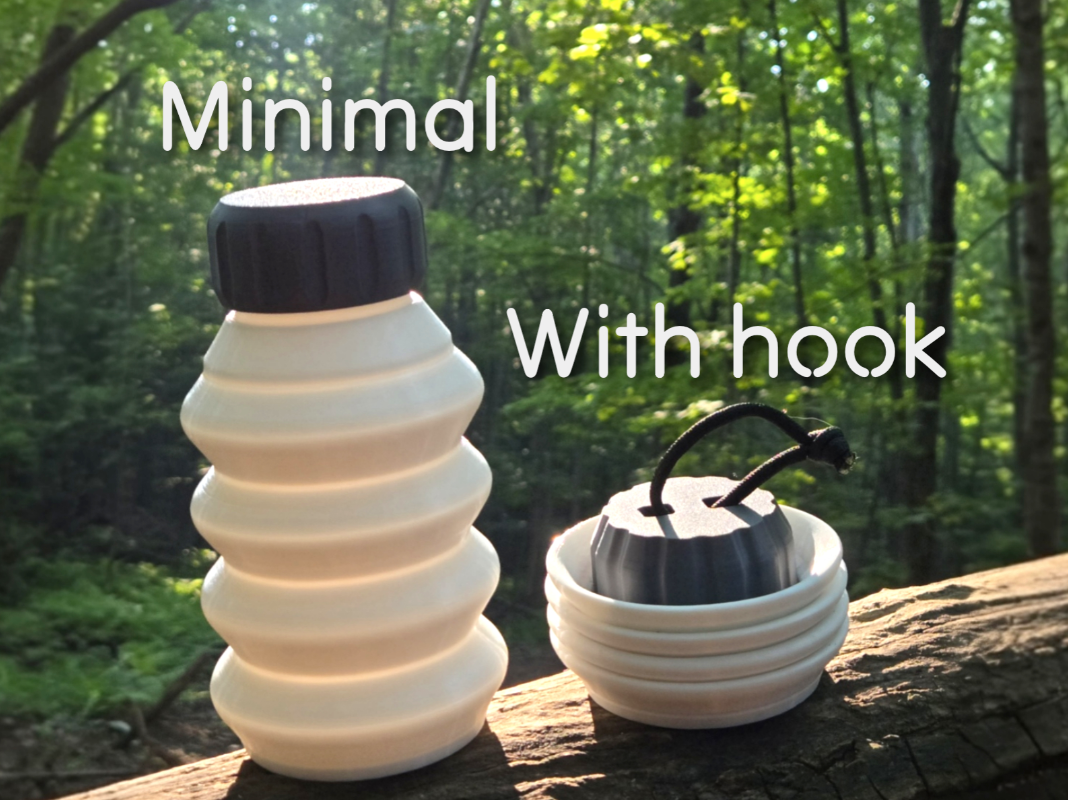 Collapsible TPU Bottle | 600 ml preview 2