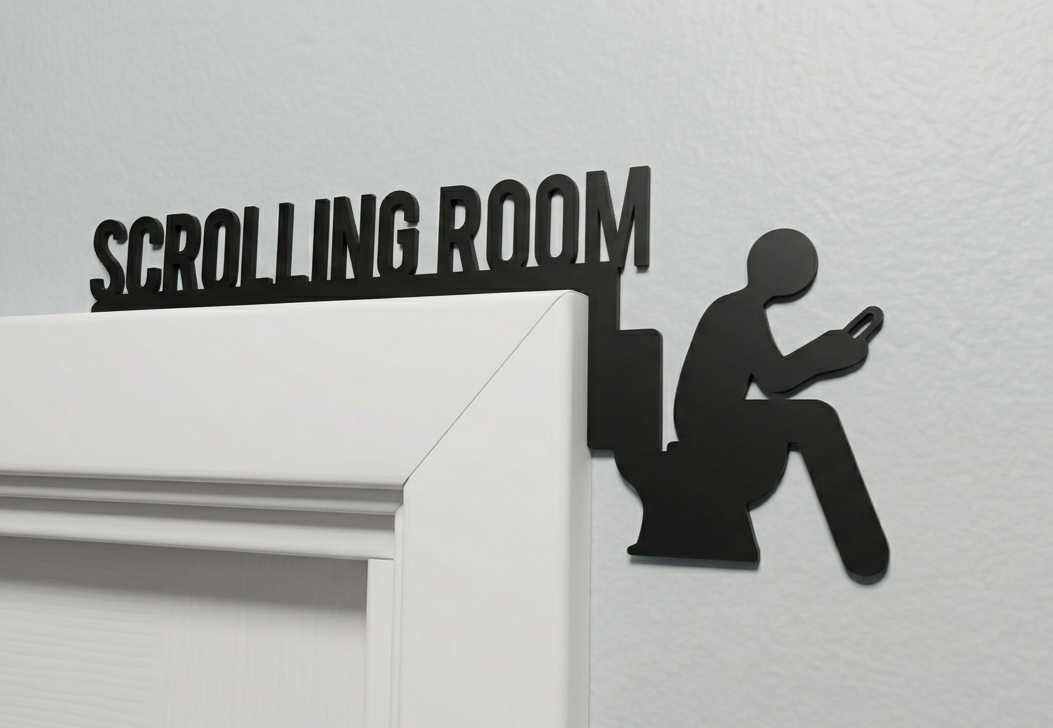 "Scrolling Room" Door Sign preview