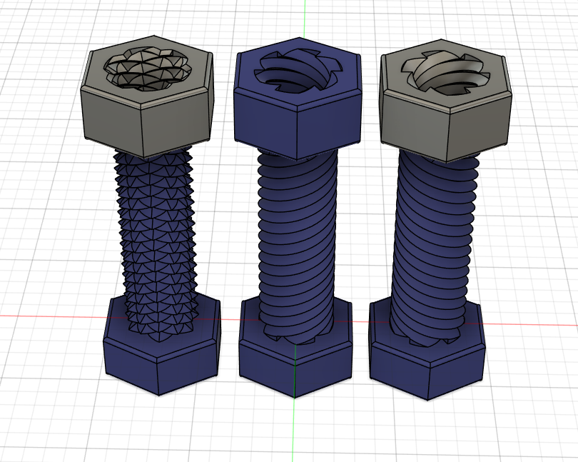 Left / Right / Dual Thread Screws + Nuts preview 5