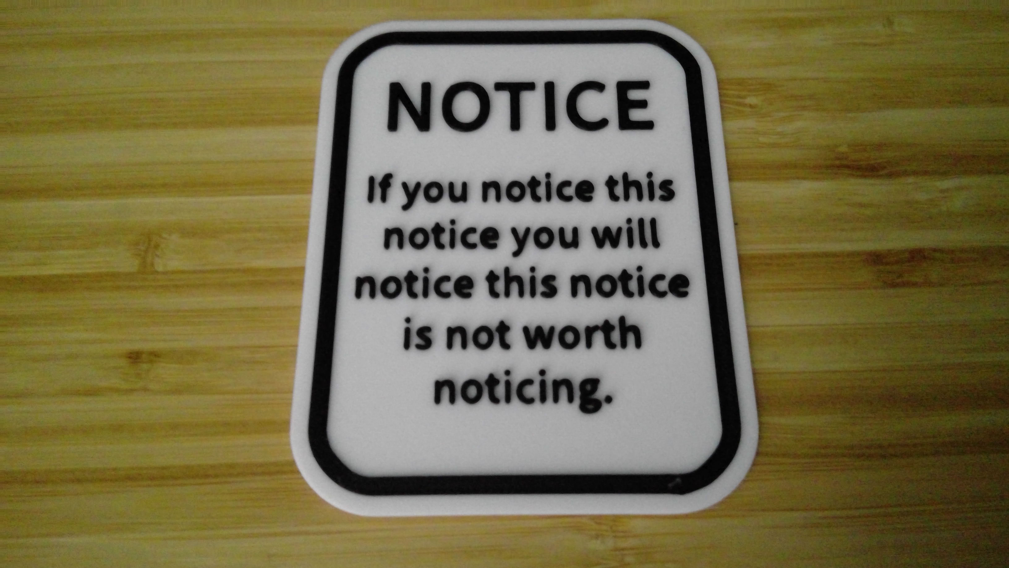 Notice that if you notice this notice that you will notice that its not worth the notice preview 1