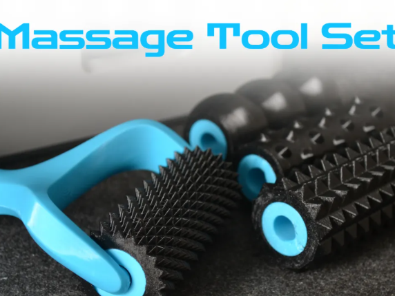 Massage Tool Set With Replaceable TPU Rollers | Massage Tool Holder Included! preview 1