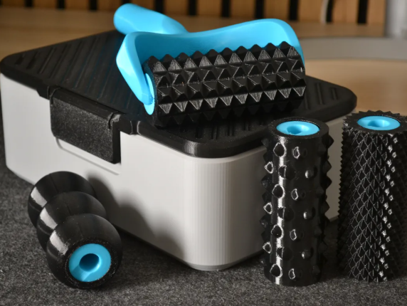 Massage Tool Set With Replaceable TPU Rollers | Massage Tool Holder Included! preview 2