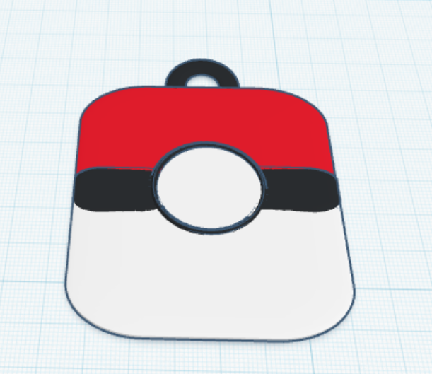 PokeBall keychain preview 1