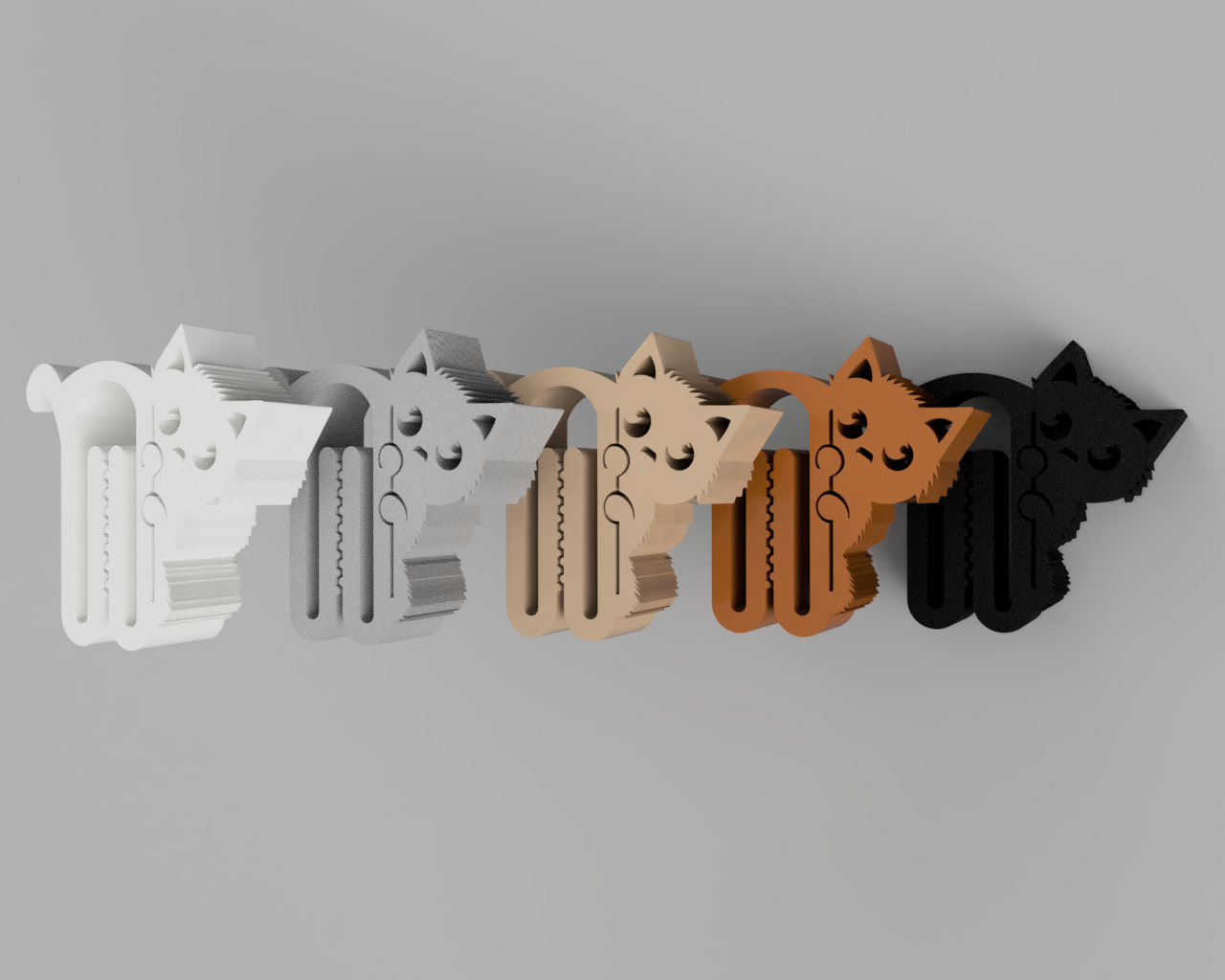 Small Clip with cuty cat shape - for bags & other packaging preview 3
