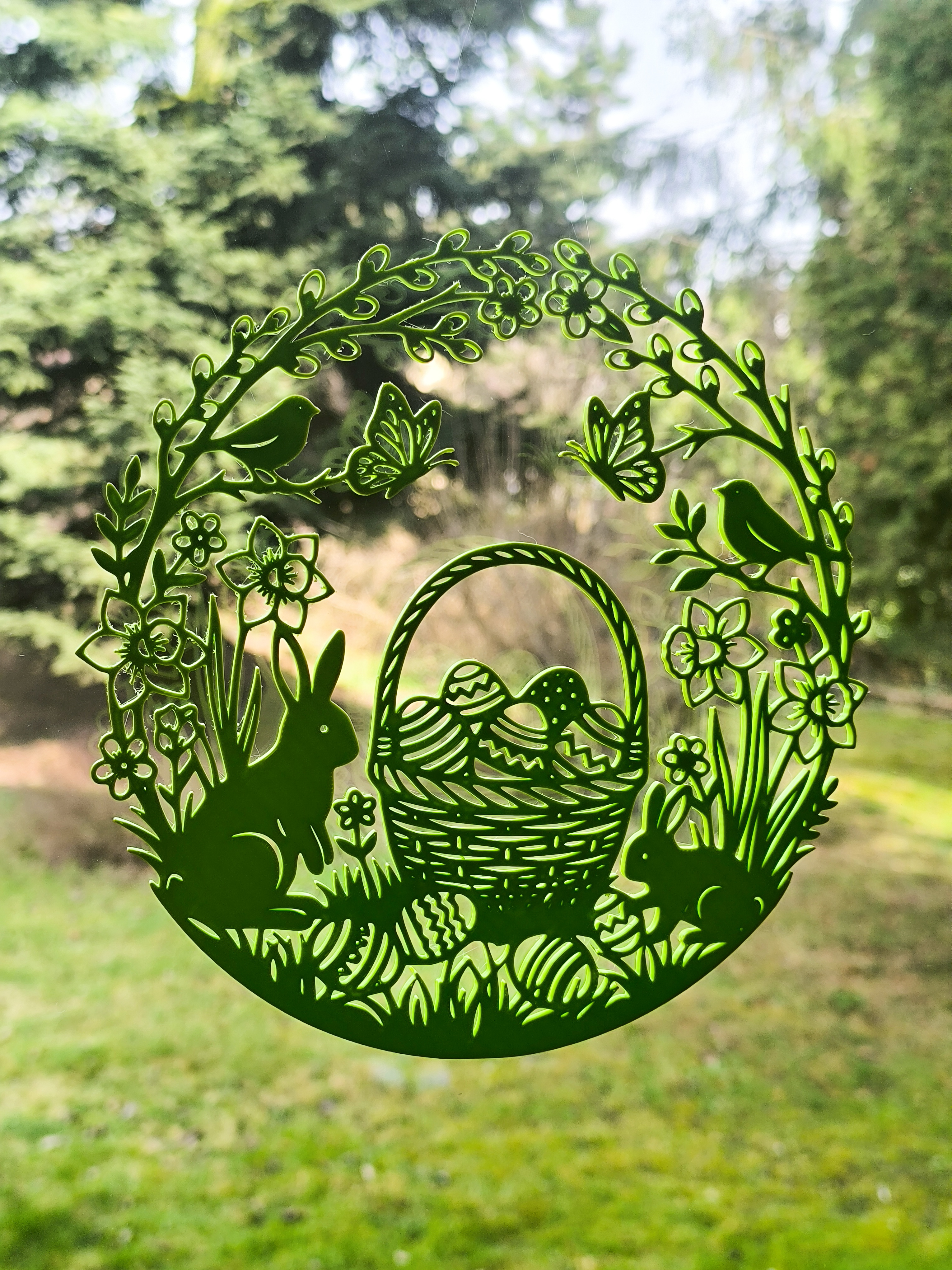 Easter decor wall or window spring decoration svg preview 2