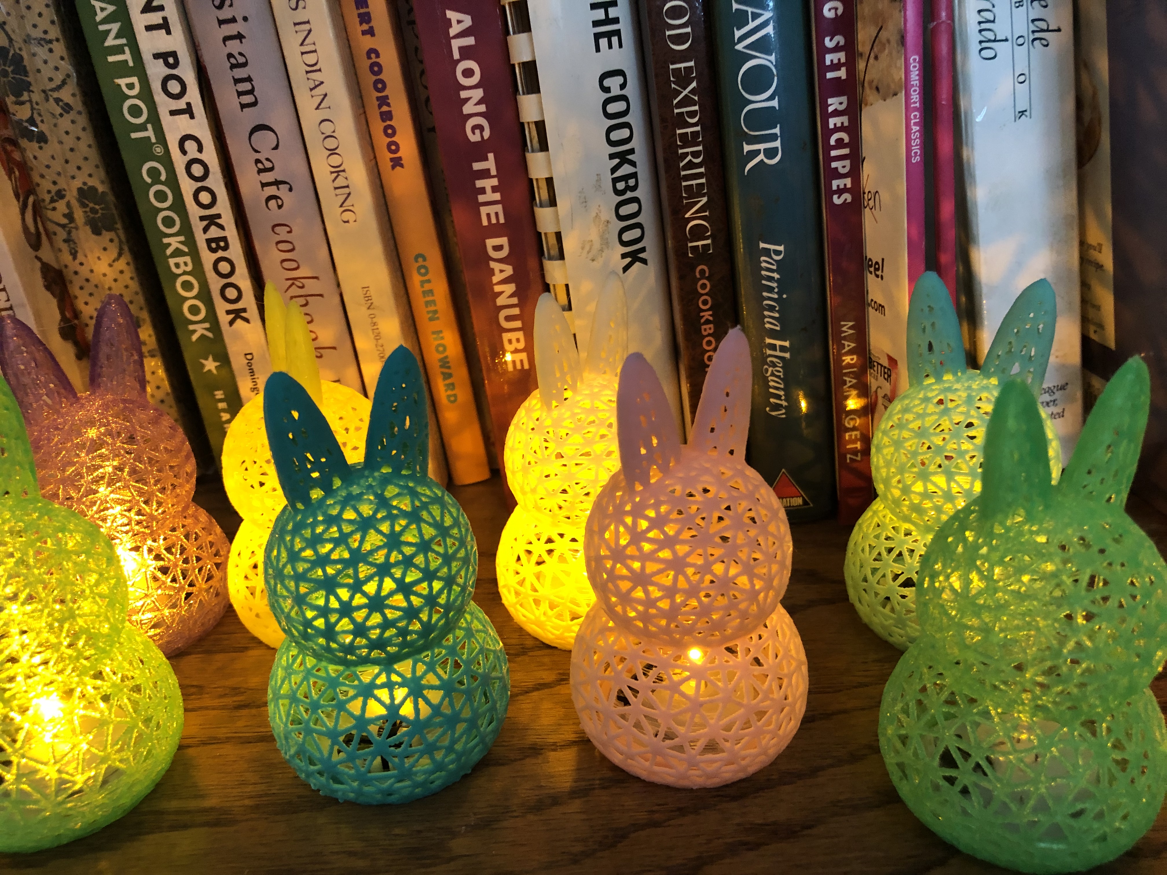 Easter Bunny with LED tea light preview 3