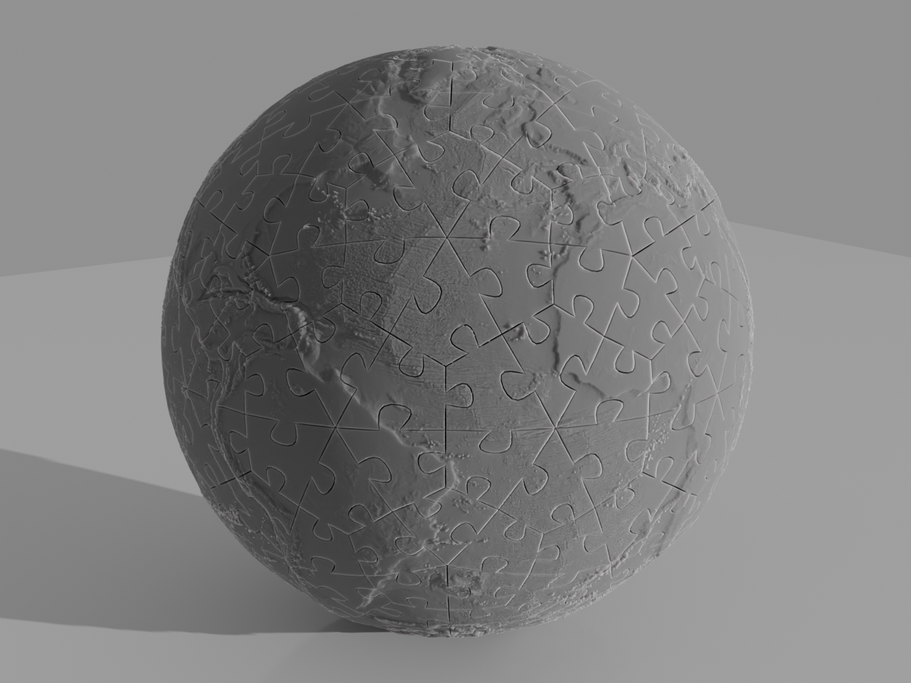 Earth Topography Puzzle preview