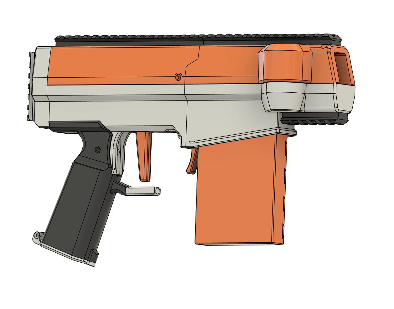 Slugger: 4x short/2x full Nerf Flywheel Mag-fed Shotgun preview 5