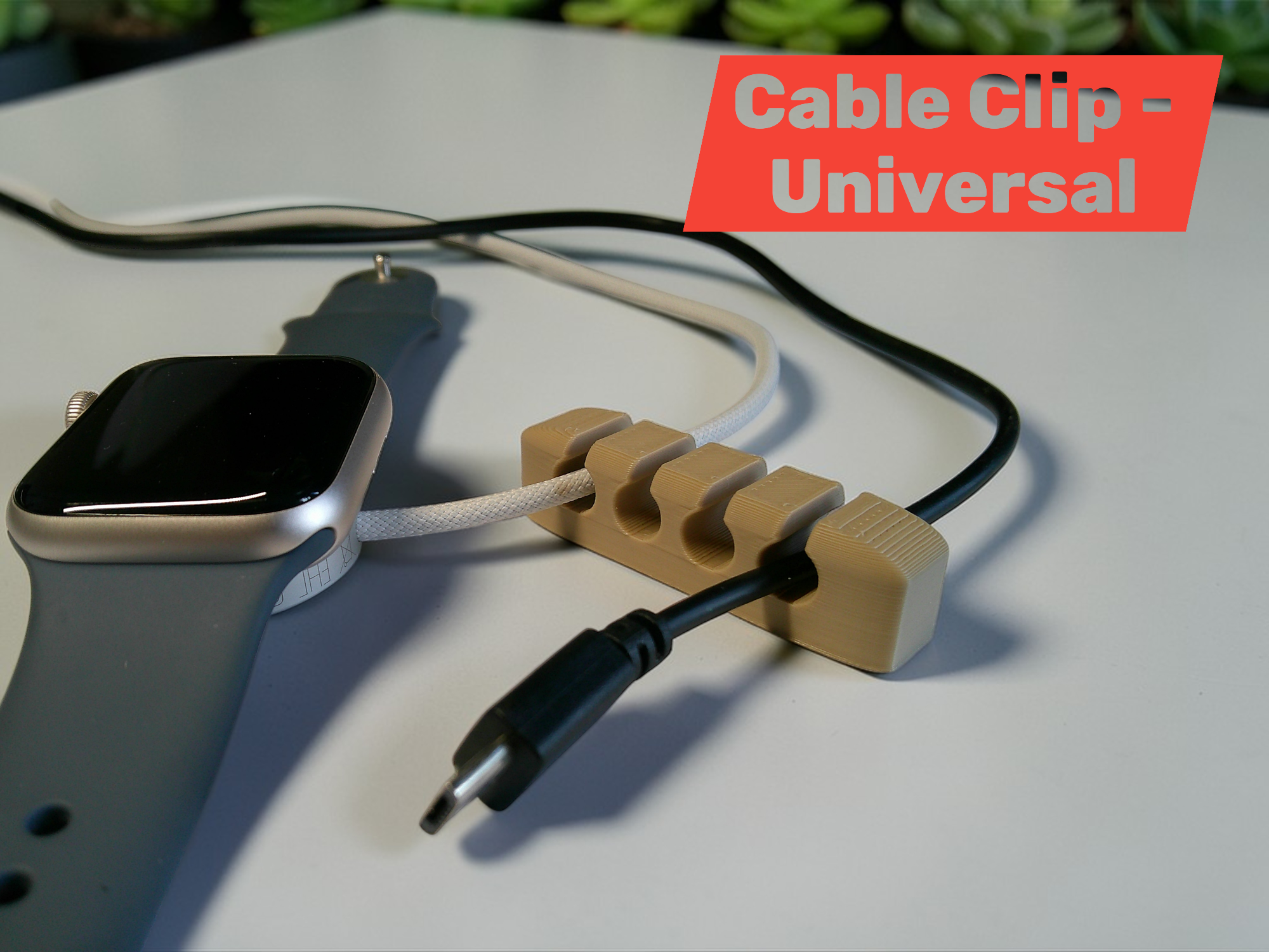 Quick‑Print Desk Cable Organizer preview 1