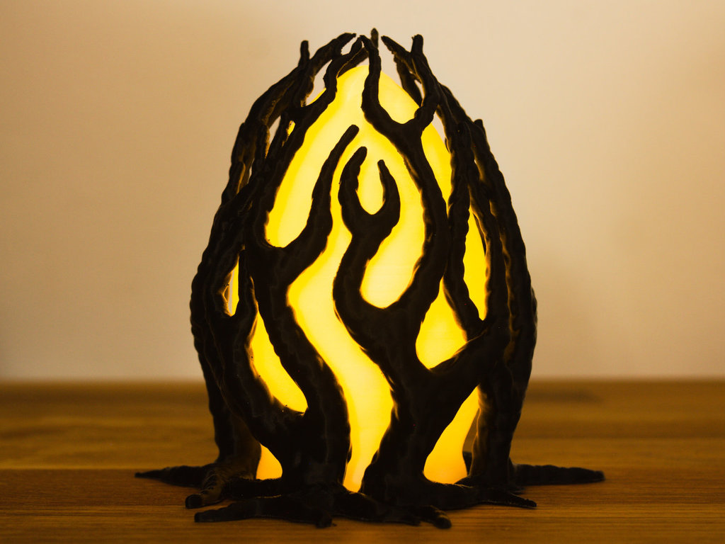 Tabletop Plant: Easter Egg Lamp (Alien Veg. 60) preview 2