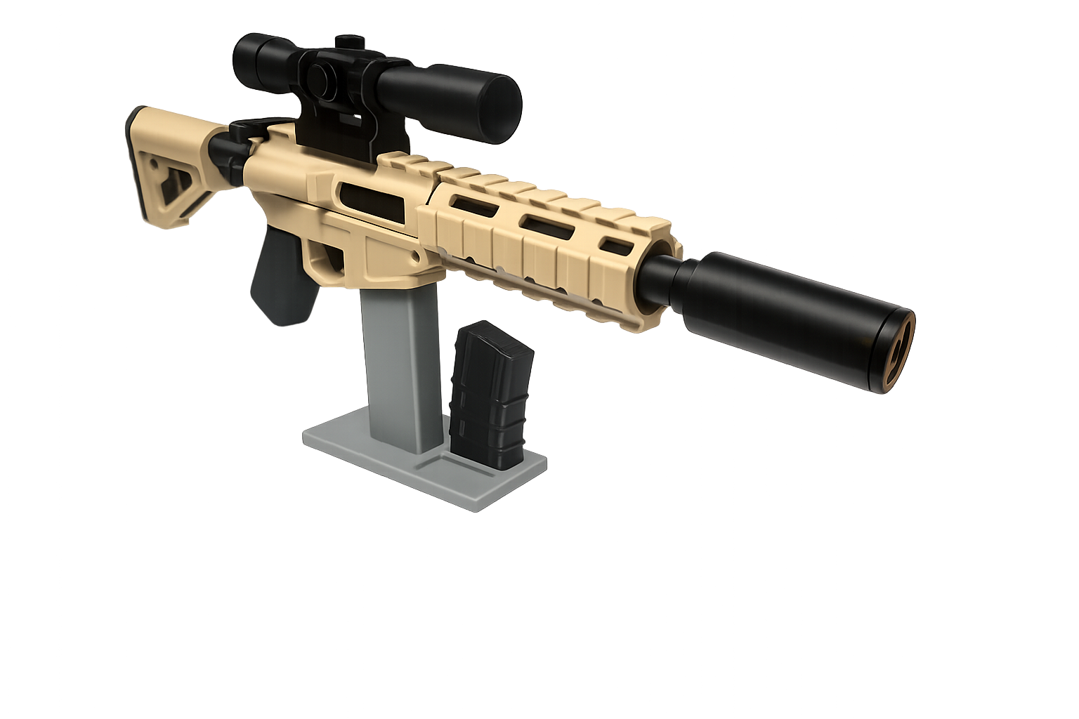 AR-15 / M4 Pocket Rifle – Bolt-Action Toy - Attachments preview 5