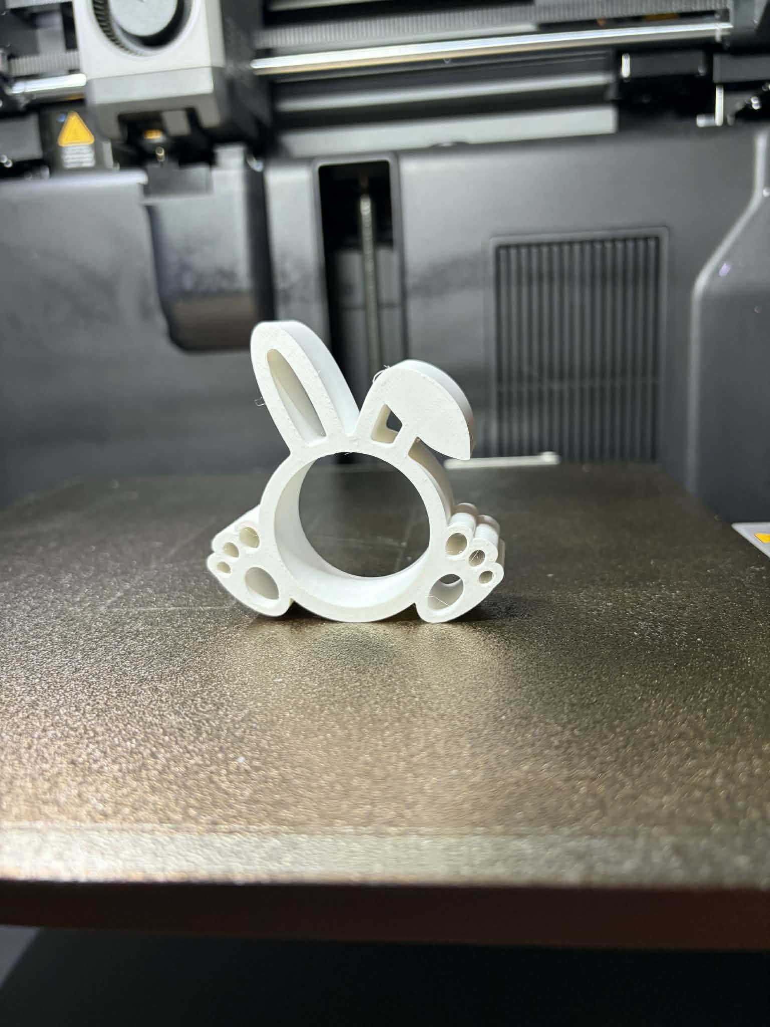 Cute Bunny Candy Holder 3D Print Home Decor preview 2