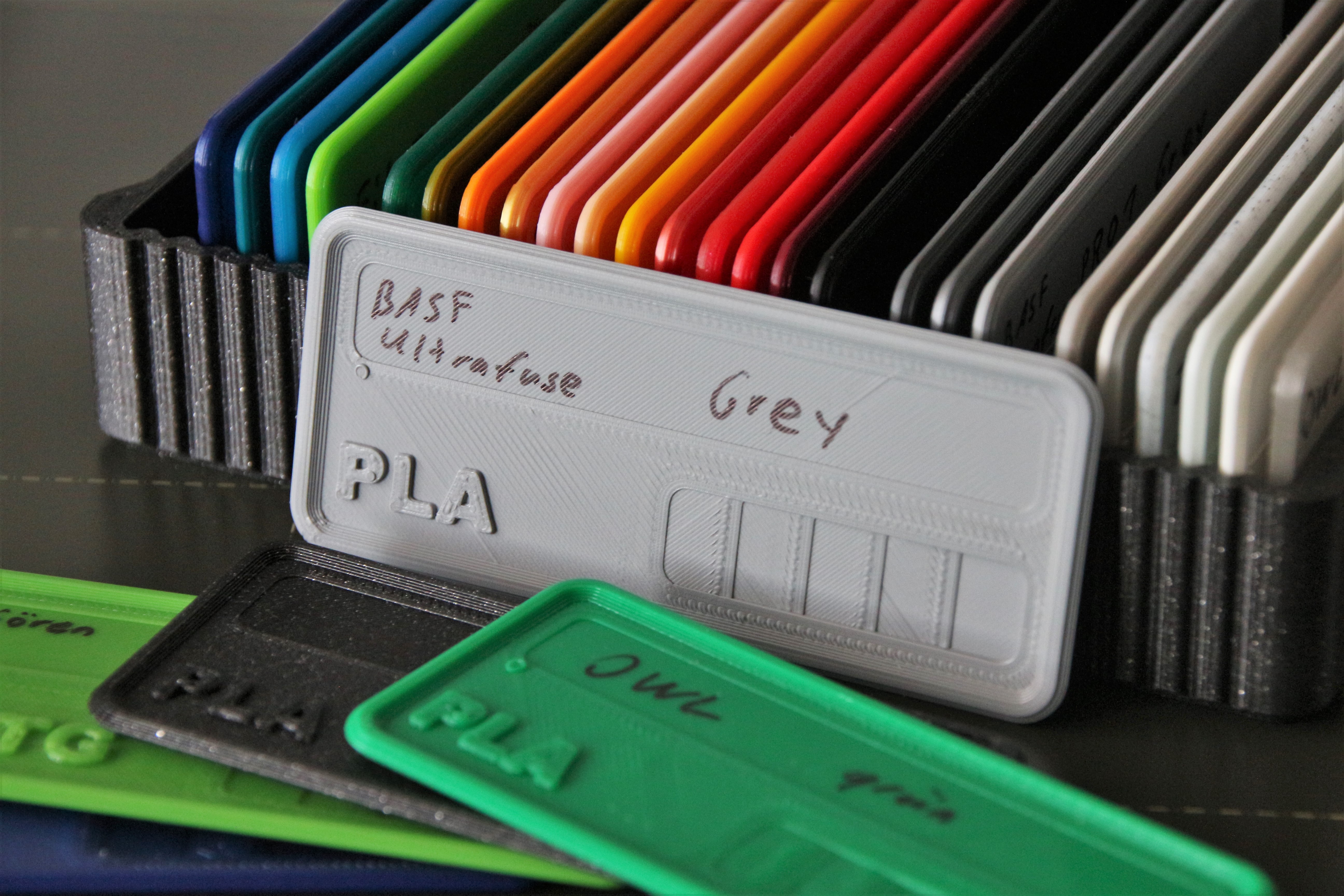 Filament samples - 42 materials preview