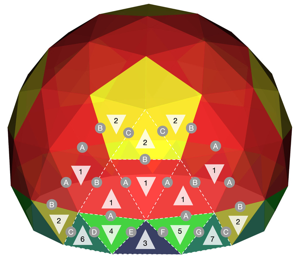 Geodesic Dome Cat House - Pine Tree Cutouts preview 5