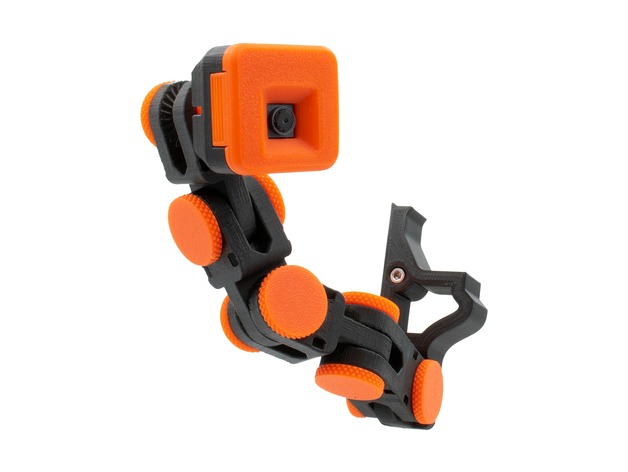 Articulating Raspberry Pi Camera Mount for Prusa MK3 and MK2 preview 1
