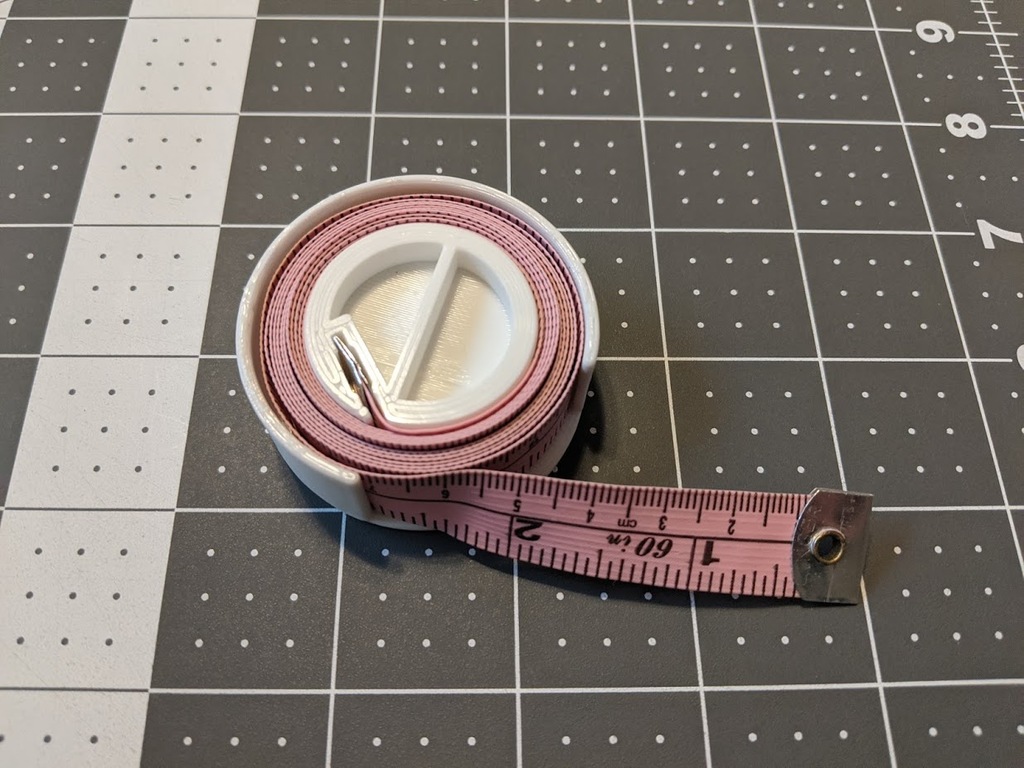 Soft Tape Measure Spool Remix - Parametric preview