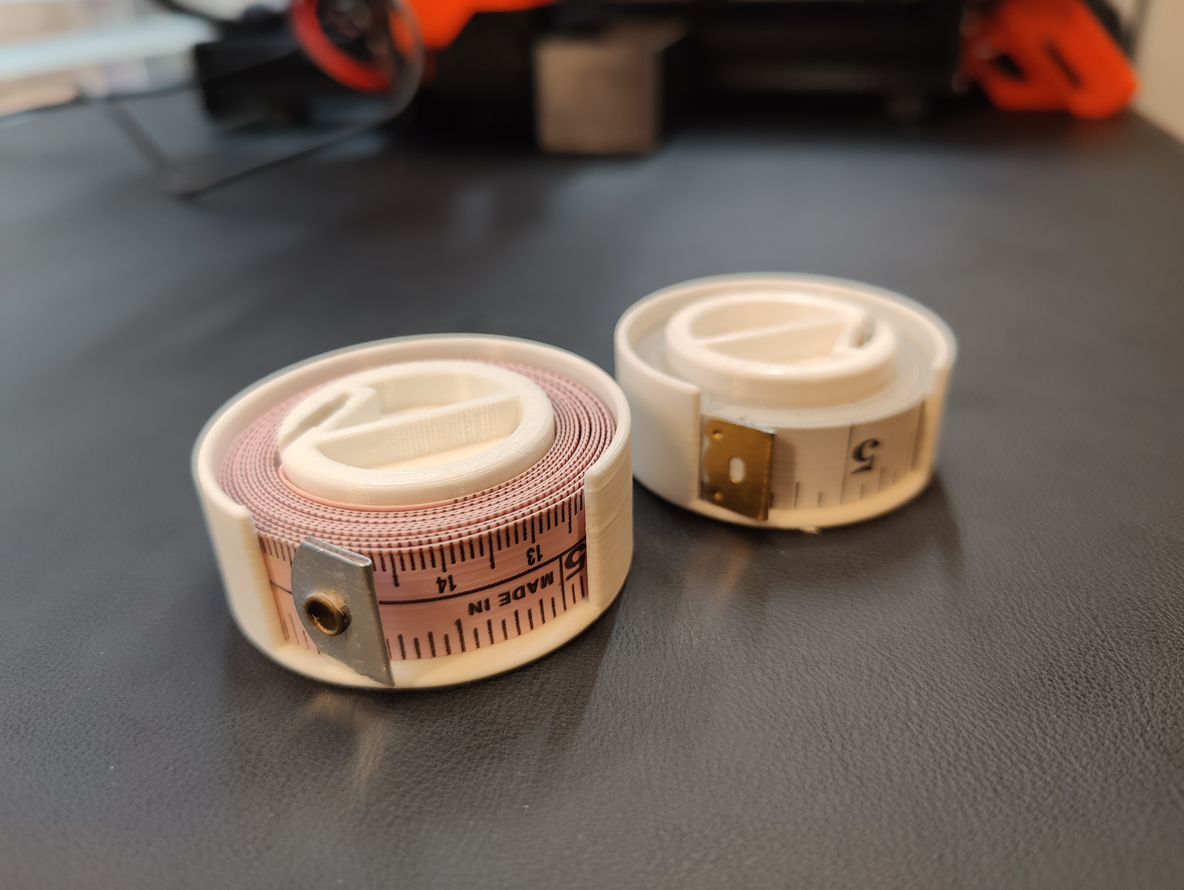 Soft Tape Measure Spool Remix - Parametric preview 2