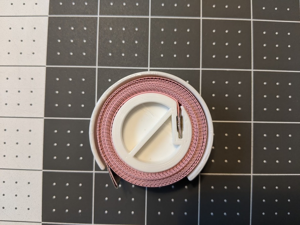 Soft Tape Measure Spool Remix - Parametric preview 3