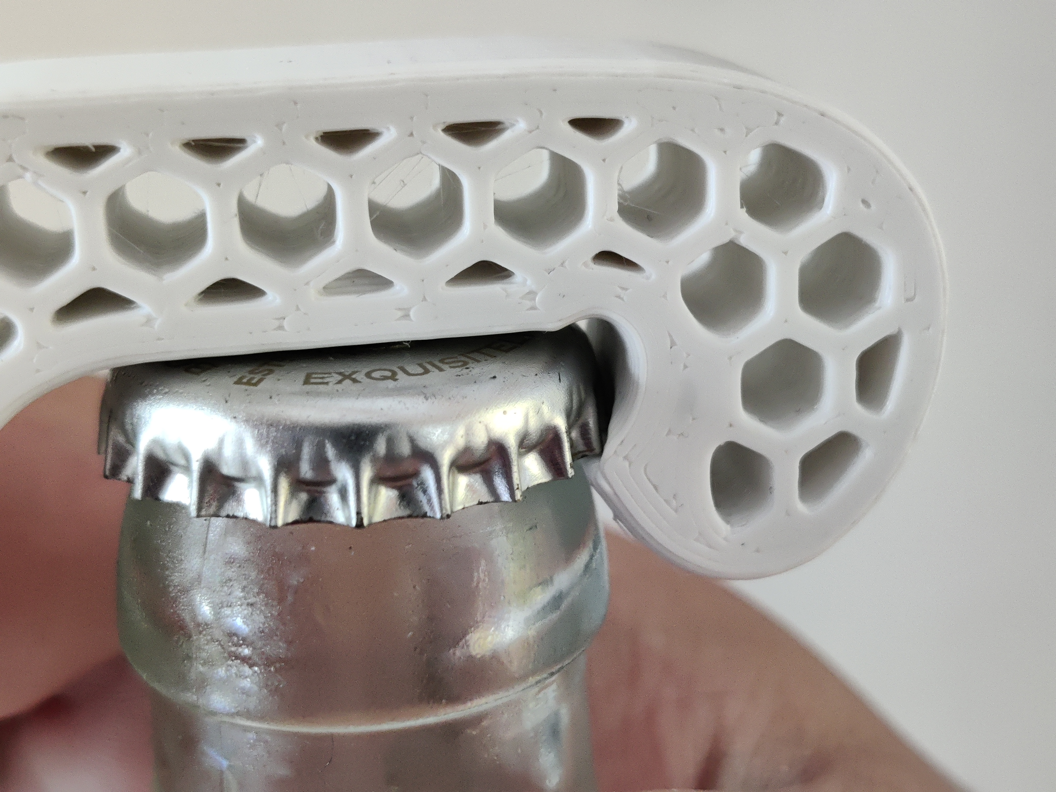 Hexagonal One-Handed Bottle Opener (Updated!) preview 2