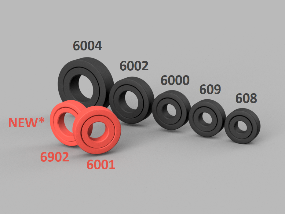 Print in place bearings preview