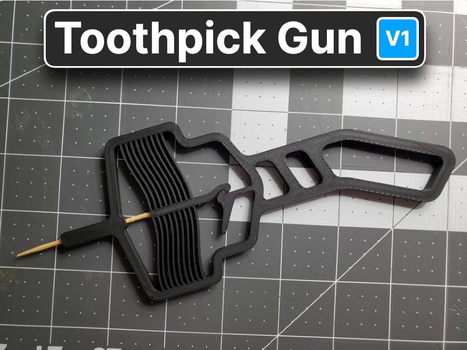 Toothpick Gun (Compliant mechanism) preview