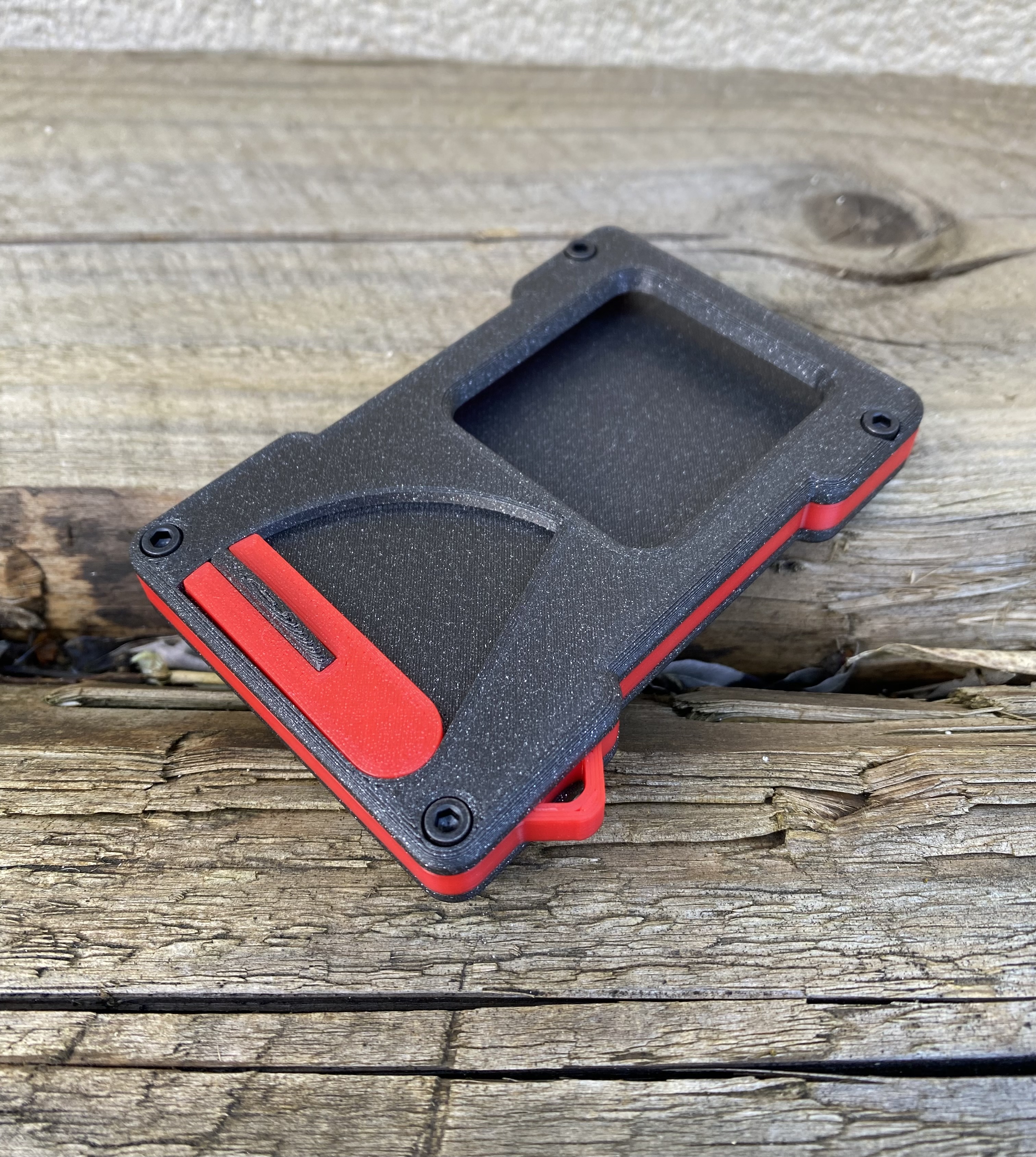 Pop-up credit card wallet spreader with coin/cash storage preview 5