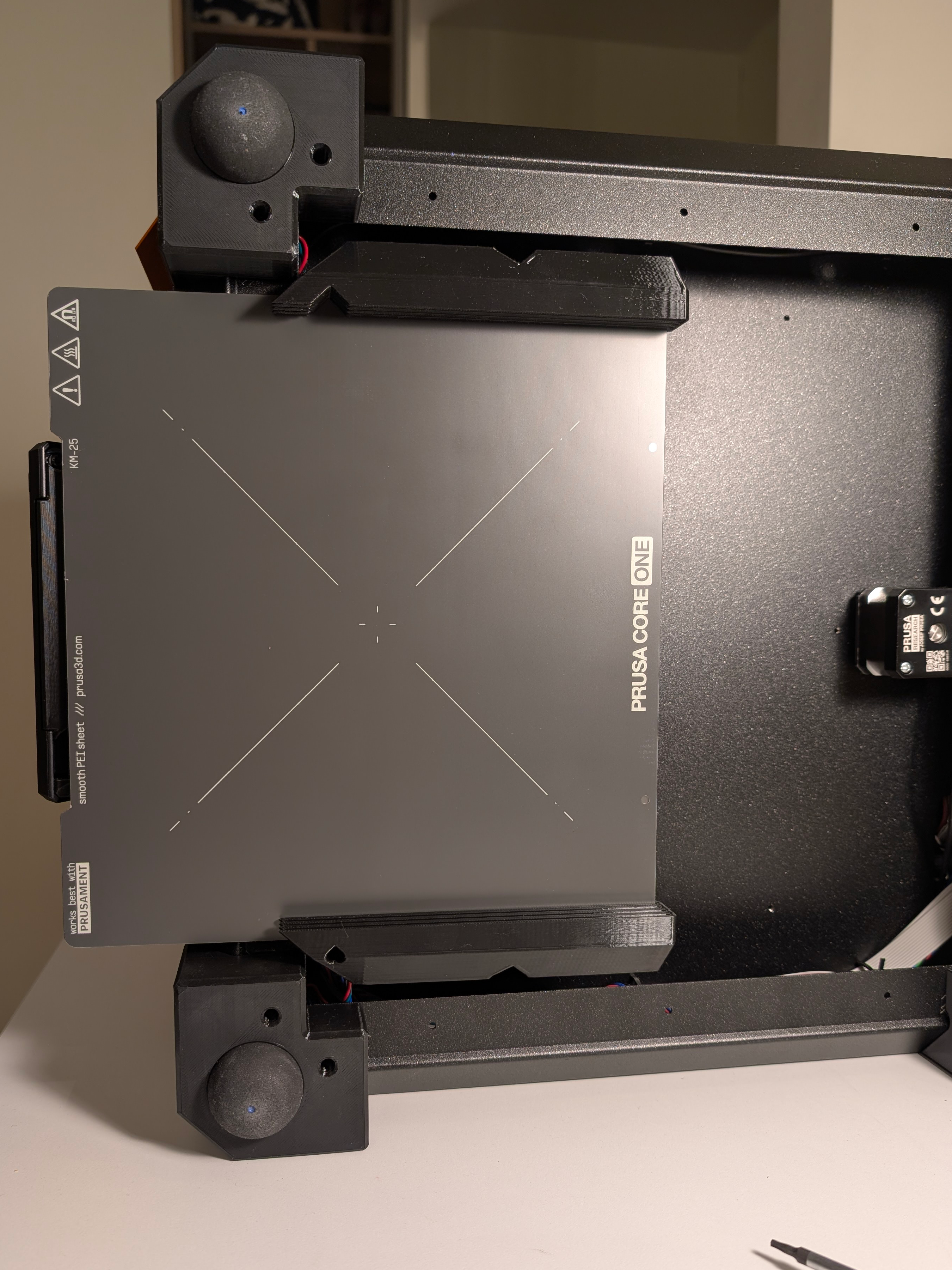 Prusa Core One bottom print sheets storage preview 3