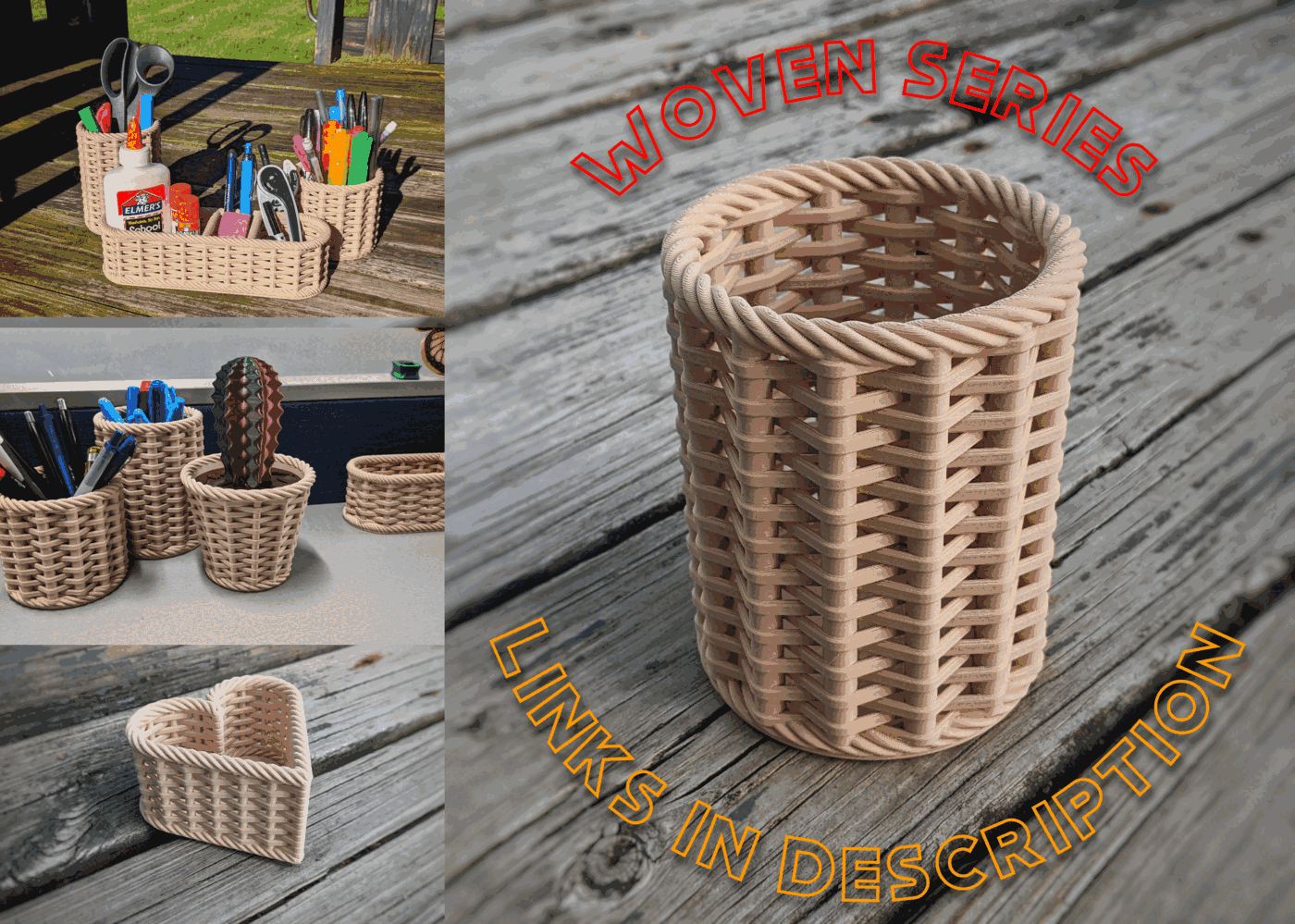 Woven Pencil Holder preview 3